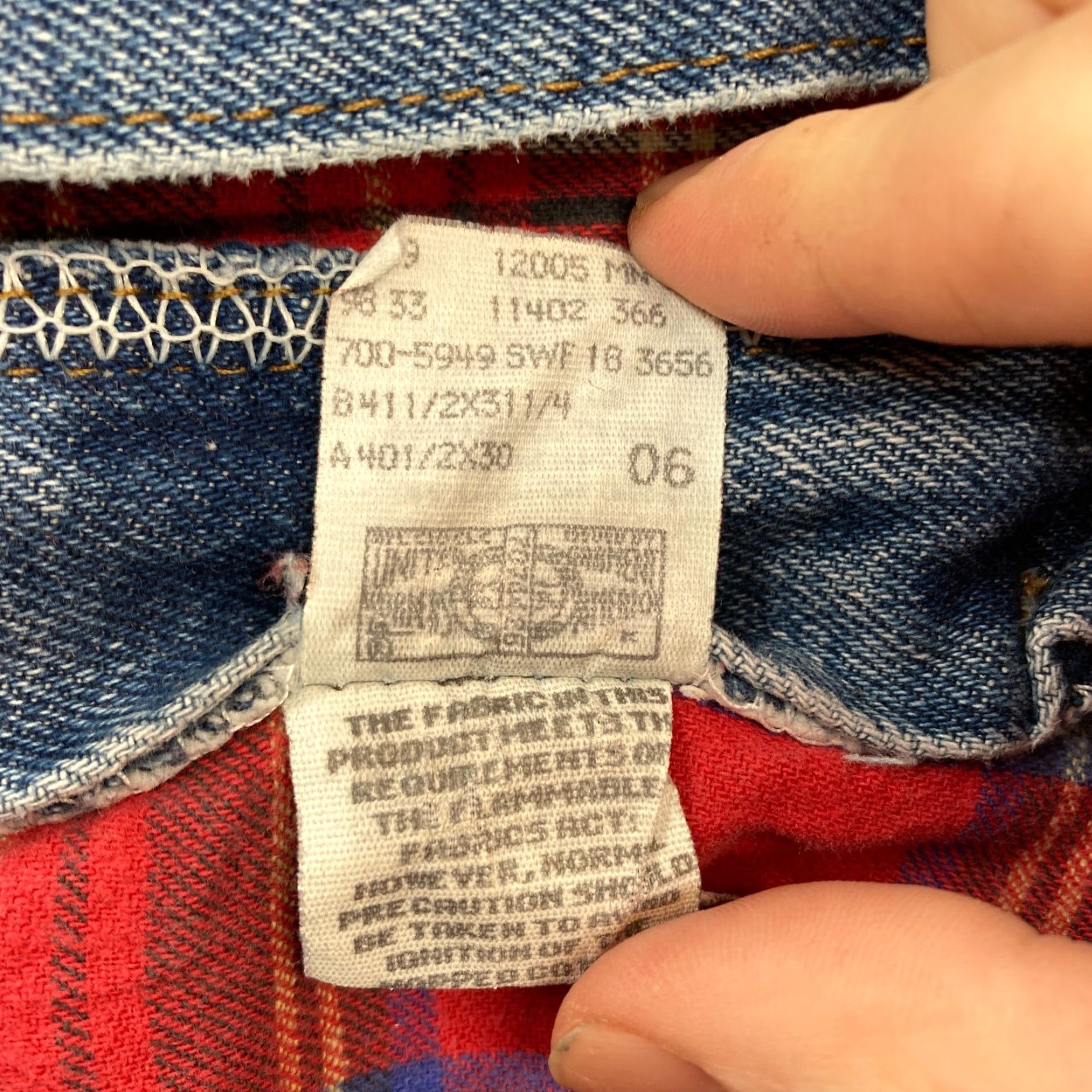 Vintage VINTAGE L.L. Bean Jeans Mens 40x30 Relaxed Taper Denim Blue 5-Pocket Union Made Men Size US 40 / EU 56 - 6 Thumbnail