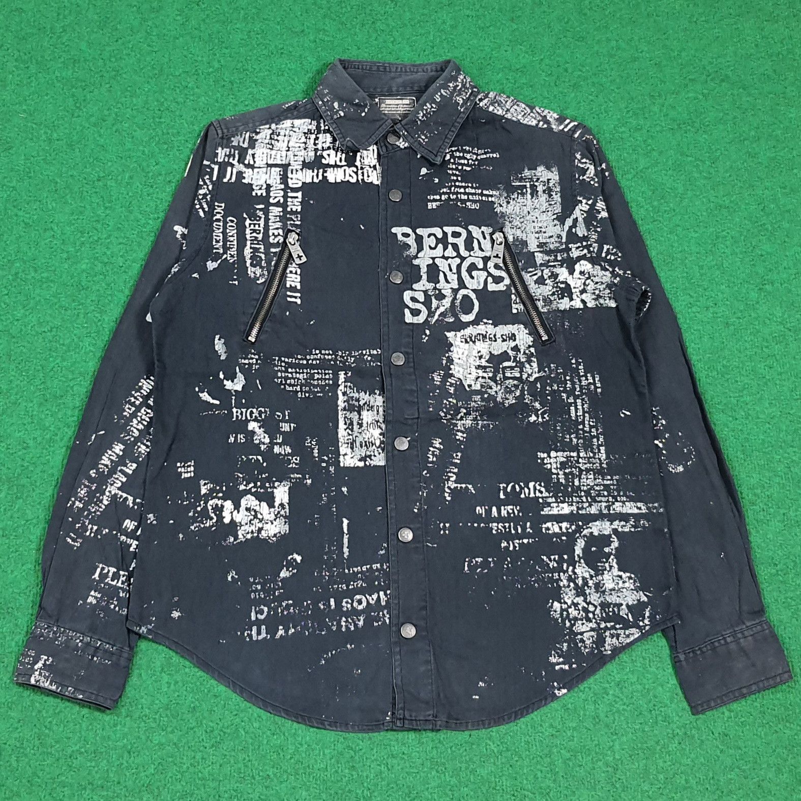 BERNINGS SHO Vintage Bernings Sho Japan Clip Button Up Shirt C286N16 Size US S / EU 44-46 / 1 - 1 Thumbnail