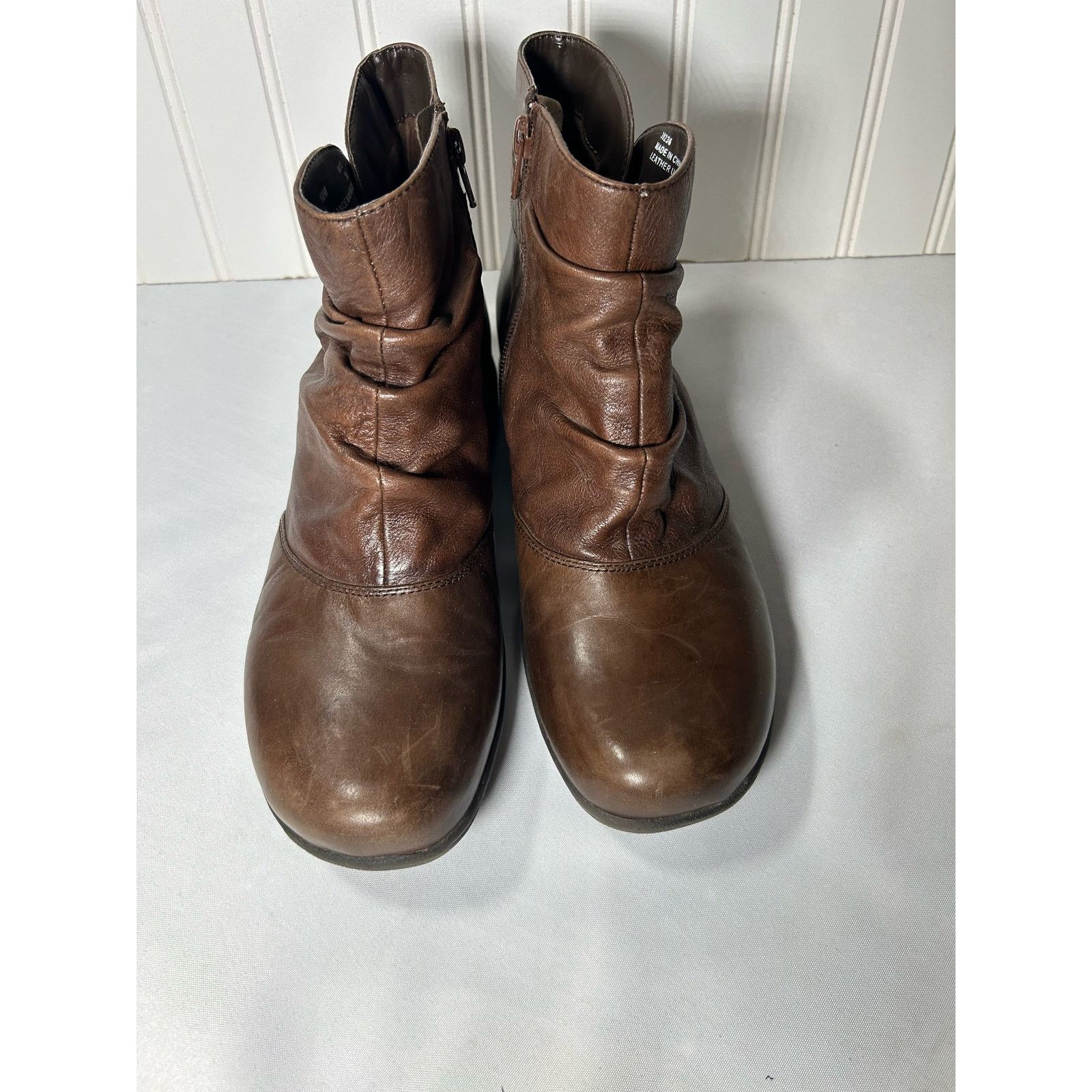Clarks Clarks Chris Sydney boots Brown Leather Booties S10 Size US 10 / IT 40 - 2 Thumbnail