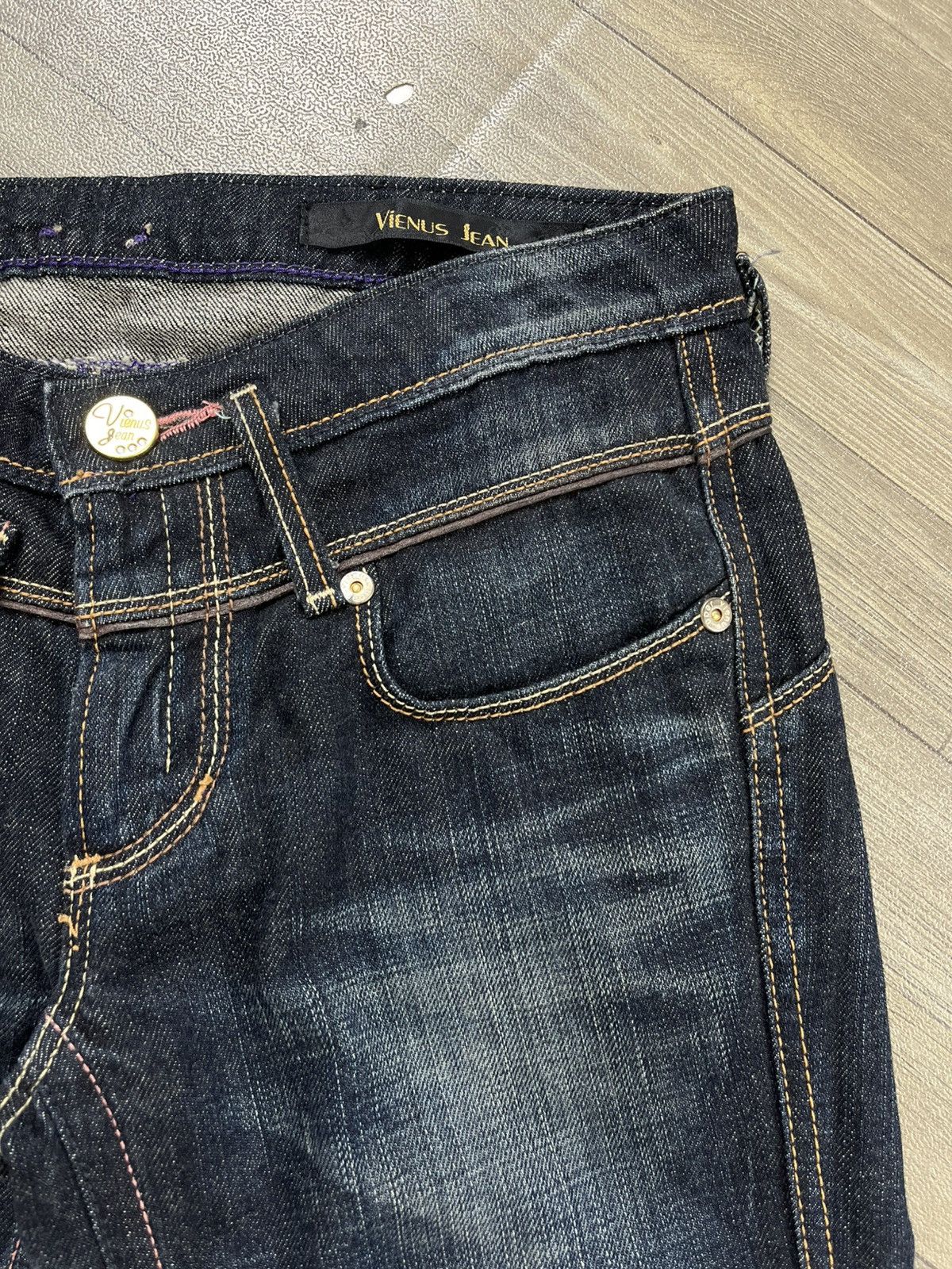 Japanese Brand Y2K Something Edwin Faded Bootcut Flared Jeans Lgb Style Size US 27 - 7 Thumbnail