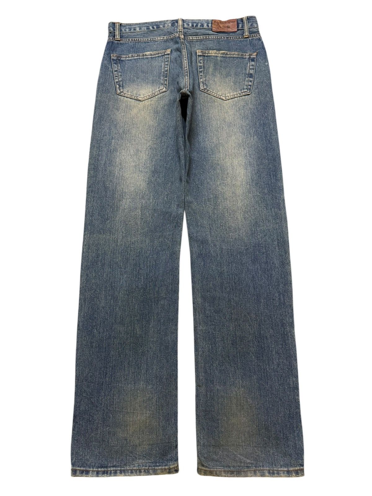Hysteric Glamour Vintage 90s Japan Nylaus Faded Wash Distress Straight Loose Size US 32 / EU 48 - 2 Thumbnail