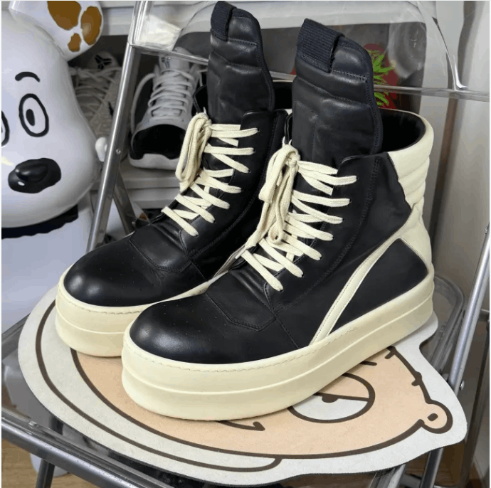 Rick Owens Rick Owens Hi-Top Sneakers Size US 12 / EU 45 - 1 Thumbnail