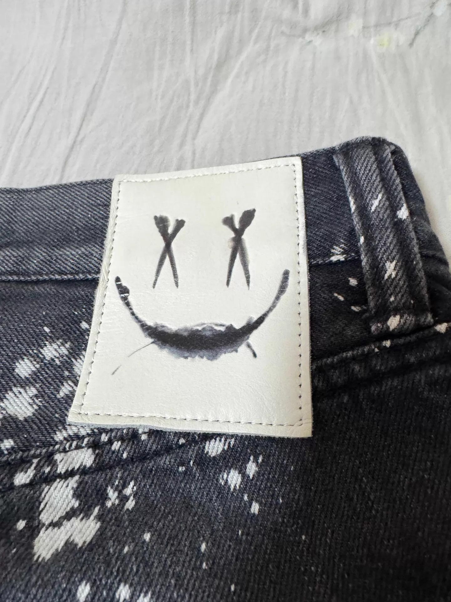 DENHAM Denham x Chen Jie 24ss Limited Dip-Dye Washed Jeans Black 29 Size US 29 - 8 Thumbnail