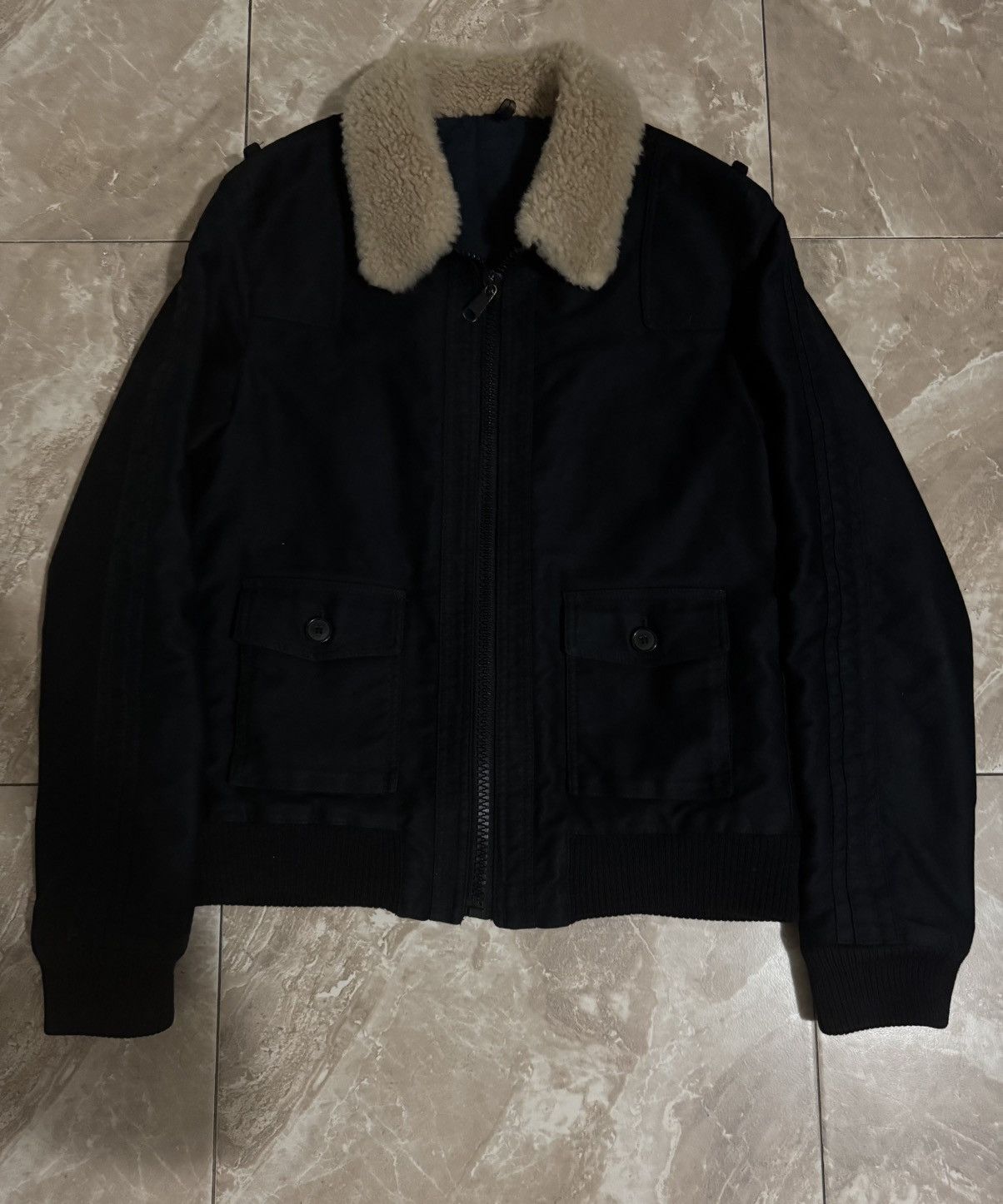 Dior Dior AW05 Shearling Jacket Size US S / EU 44-46 / 1 - 1 Thumbnail