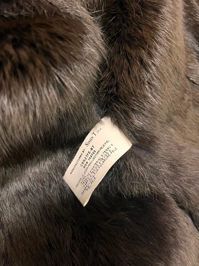 Armani 2010s Armani Fur Collar Painted Brown Leather Jacket Size M / US 6-8 / IT 42-44 - 13 Thumbnail