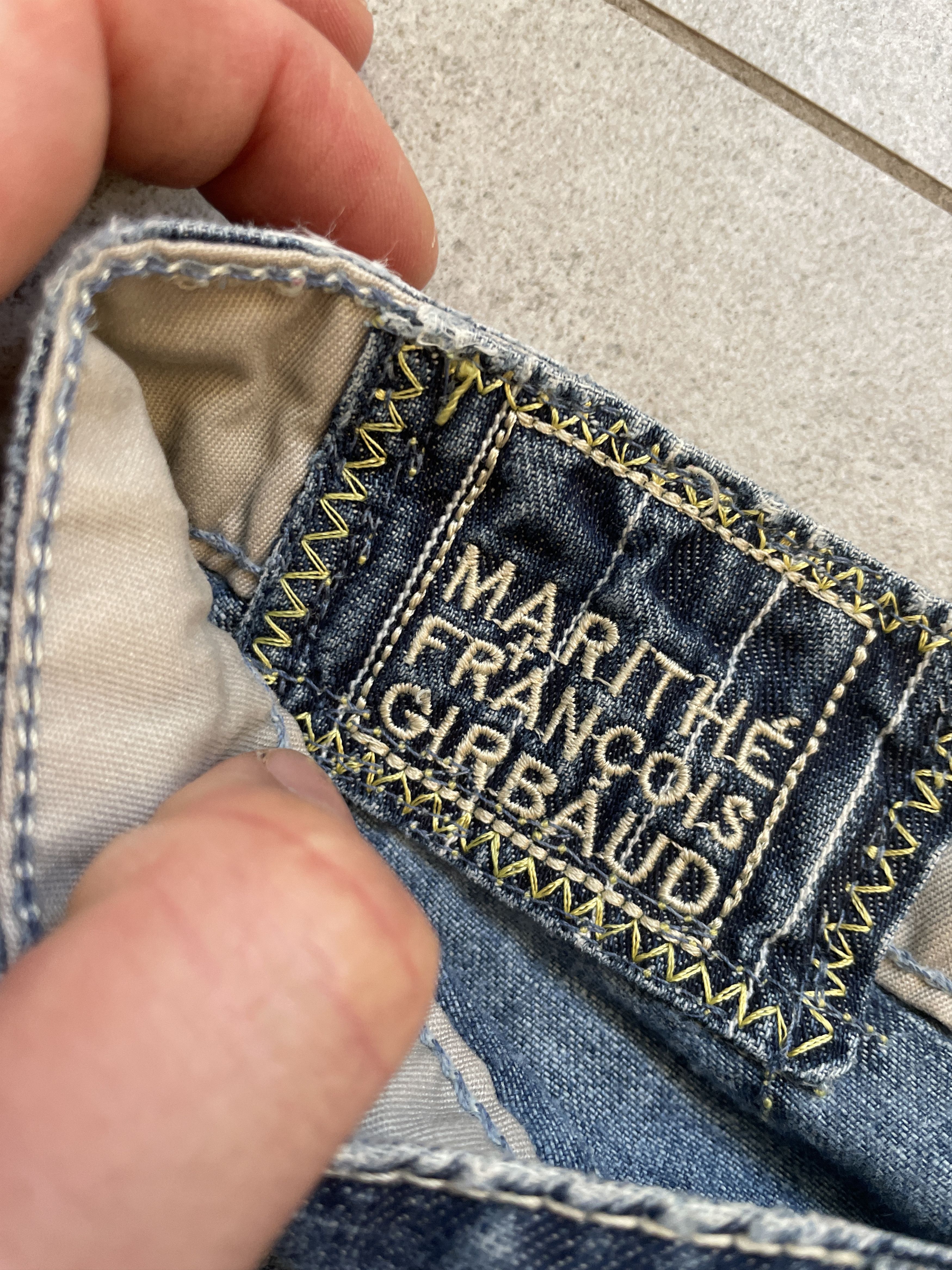 Marithe + Francois Girbaud × Vintage Y2K Marithe + Francois Girbaud JEANS SHORTS Size 27" / US 4 / IT 40 - 4 Thumbnail