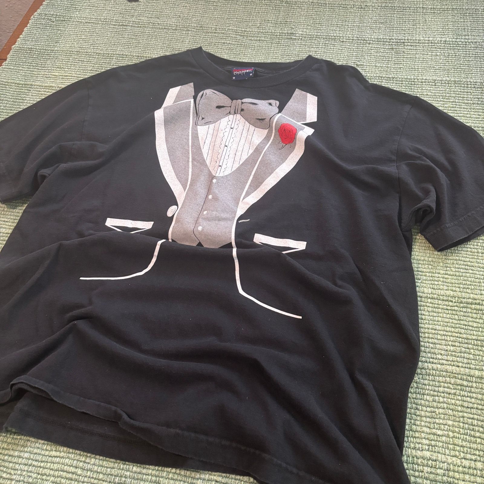 Vintage Vintage Y2K American Choppers Tuxedo Tee Shirt Sz L/XL Size US L / EU 52-54 / 3 - 5 Thumbnail