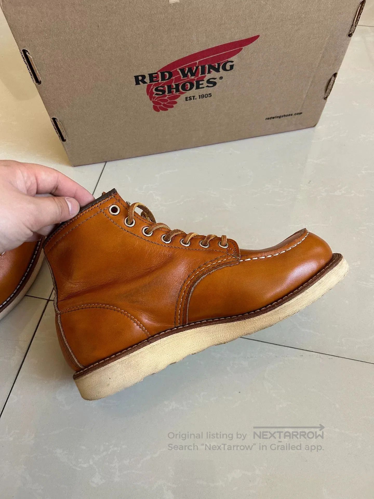 Red Wing red wing heritage 9875 copper rough and tough. Size US 5.5 / EU 38 - 4 Thumbnail