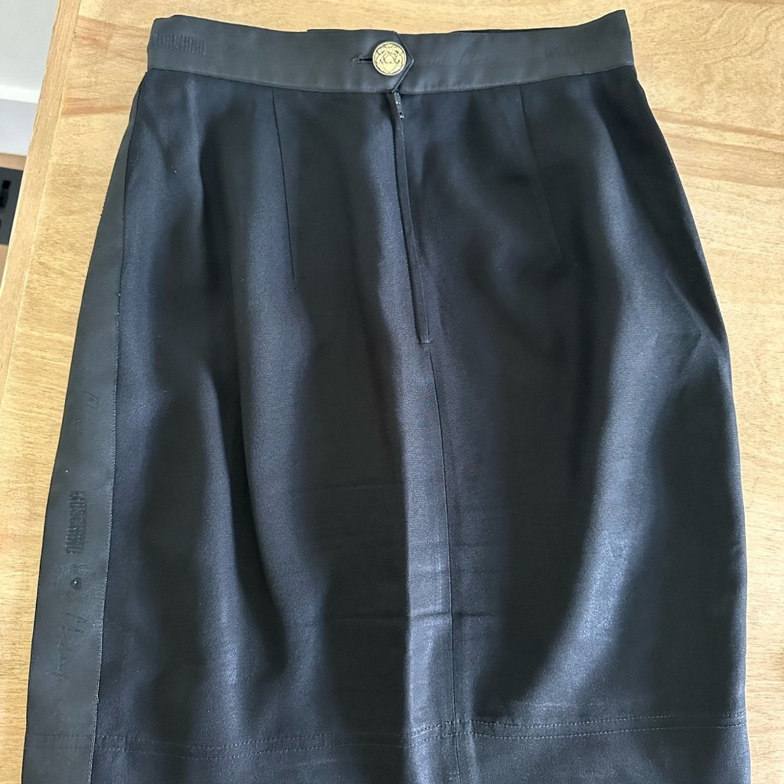 Moschino Vintage Moschino! Black pencil skirt - 6 Size 27" / US 4 / IT 40 - 10 Thumbnail