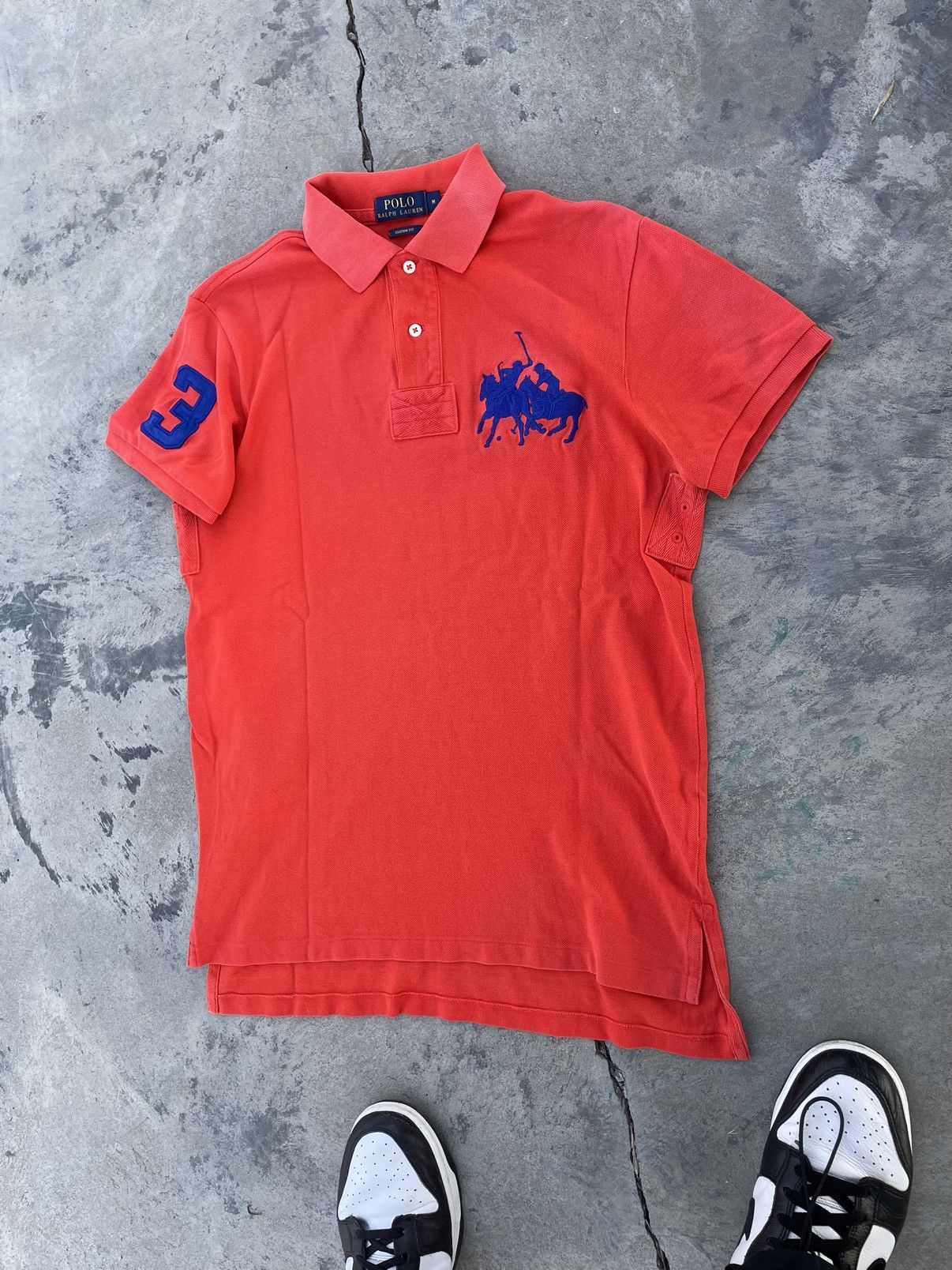 Polo Ralph Lauren × Rugby Ralph Lauren × Vintage VINTAGE POLO RALPH LAUREN 3 BIG PONY Polos Tee Y2K Size US M / EU 48-50 / 2 - 3 Thumbnail