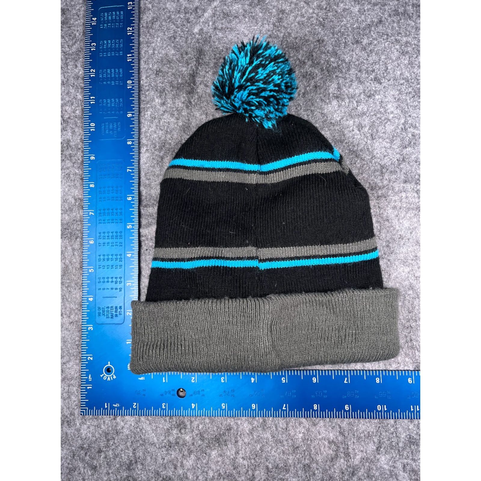 Disney Disney Dusty Planes Beanie Toque Hat Adult One Size Black Gray Blue 100% Acrylic Pom Knit Pom Size ONE SIZE - 5 Thumbnail
