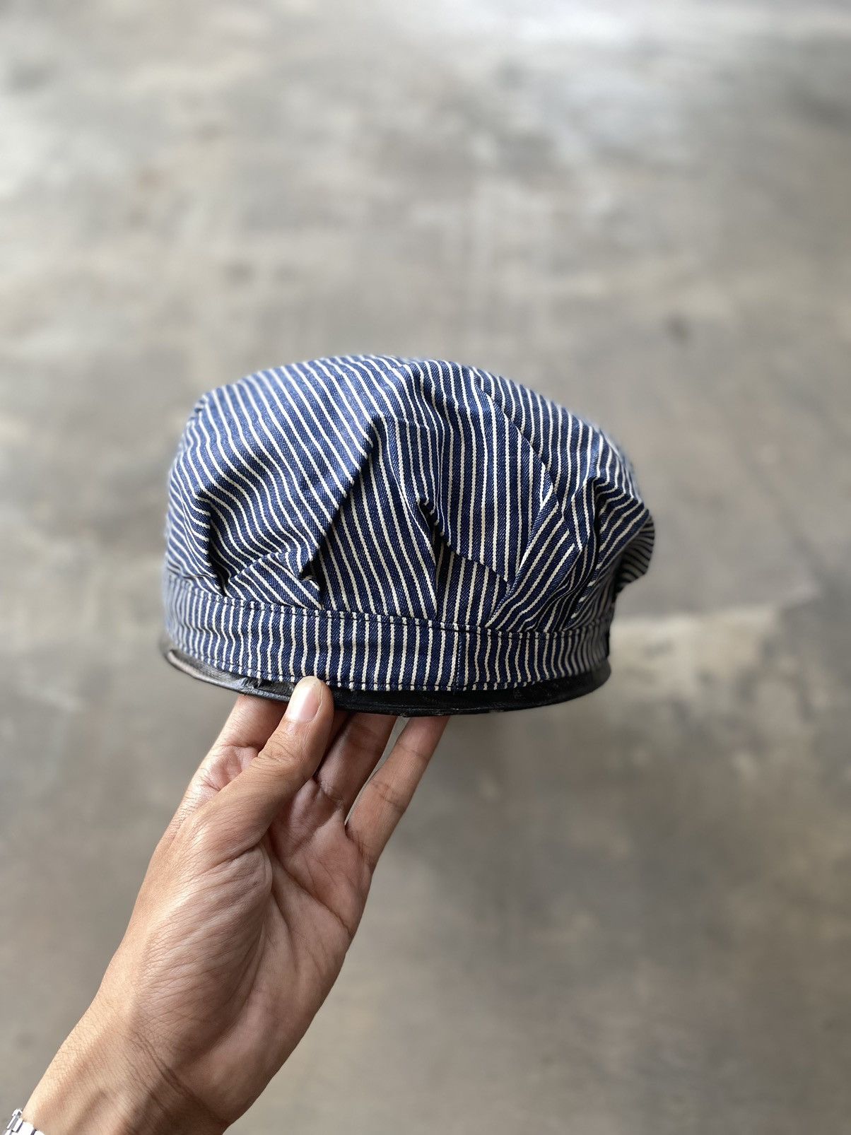 Japanese Brand × Vintage REVERSIBLE JACK & JILL HICKHORY MECHANIC CAP Size ONE SIZE - 4 Thumbnail