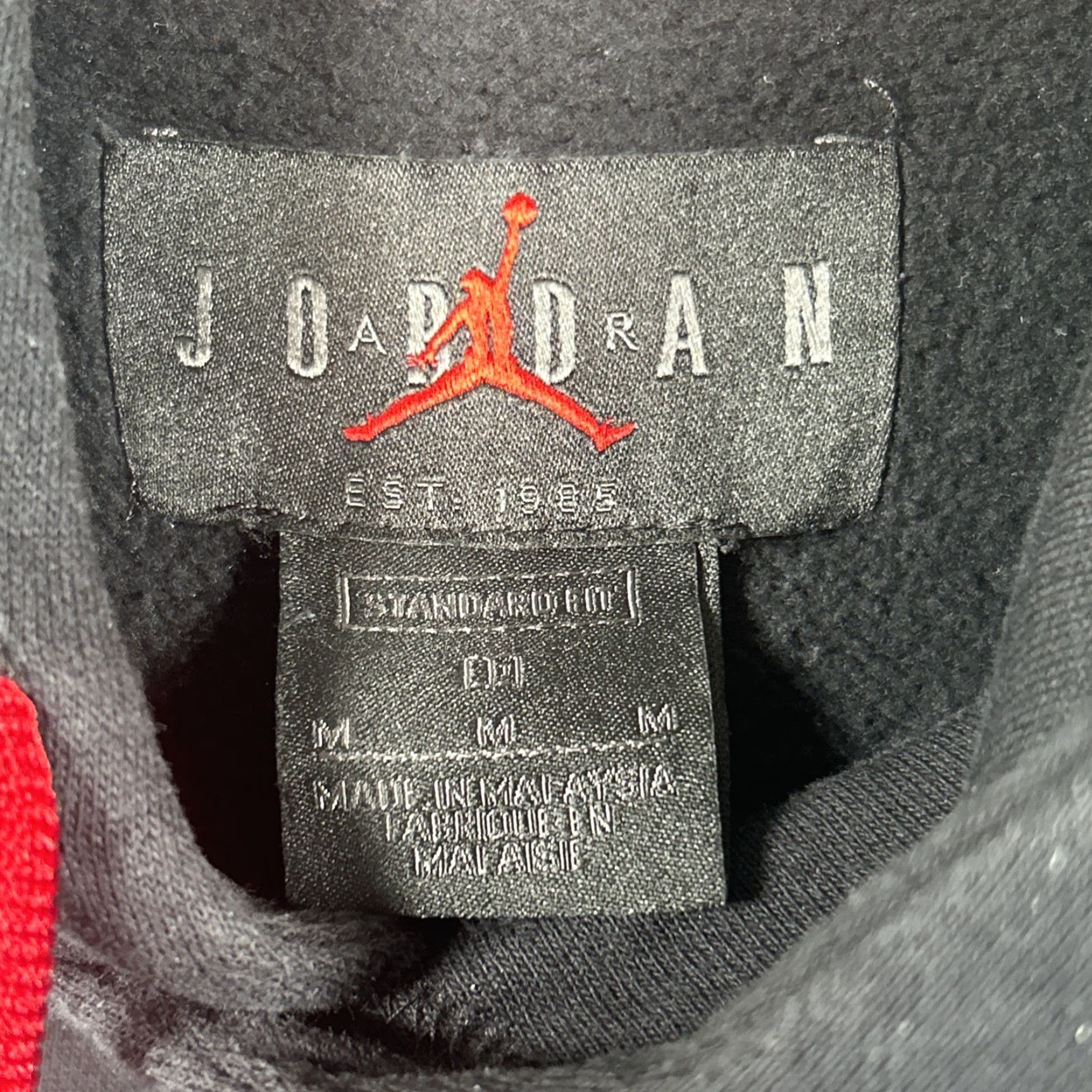 Jordan Brand Air Jordan Hoodie Mens M Black Retro Jumpman Nike Pullover Hooded Sweatshirt Size US M / EU 48-50 / 2 - 3 Thumbnail