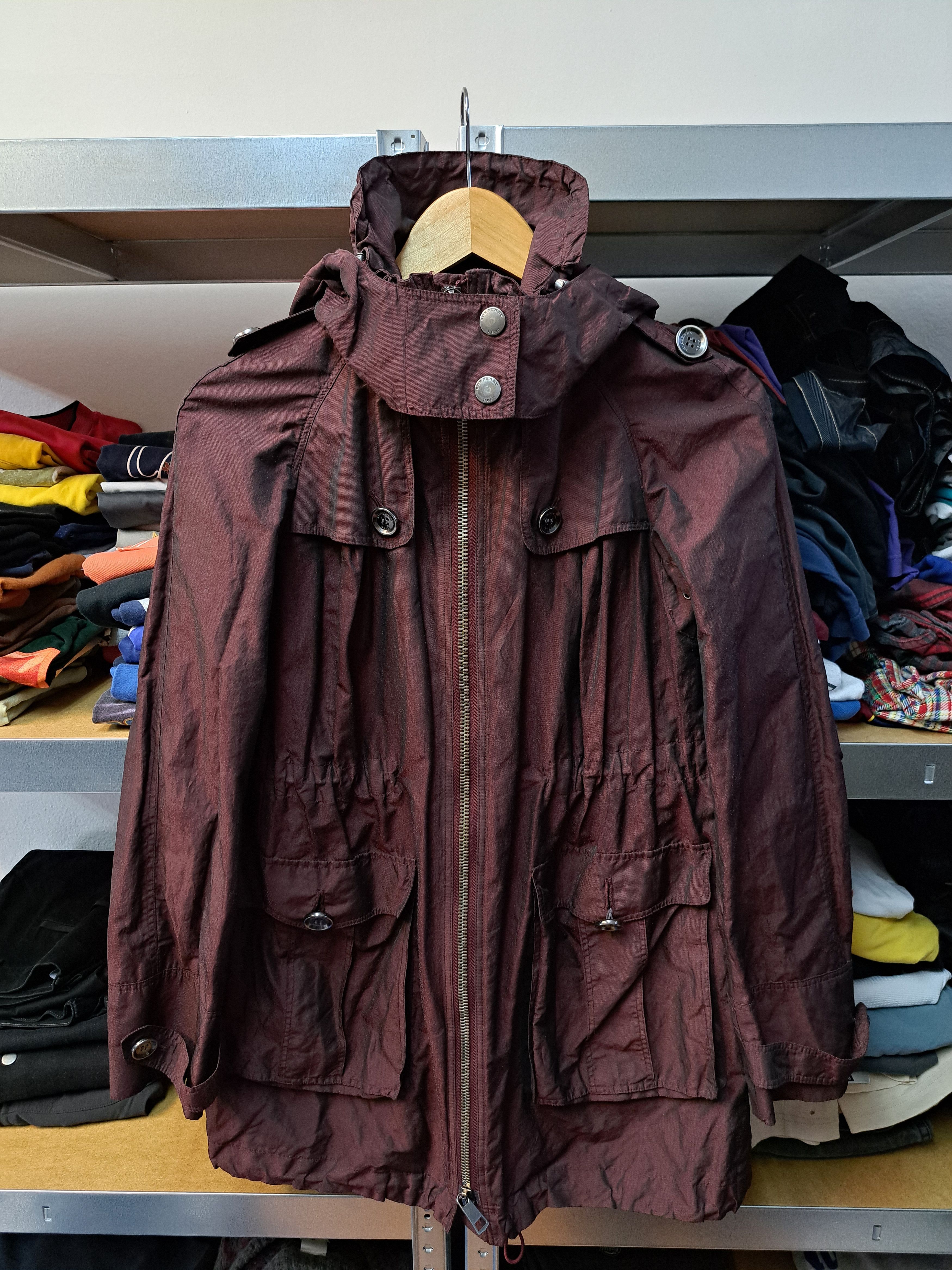 Burberry Burberry Hooded Metal Trench Coat Old Money Casual Size XS / US 0-2 / IT 36-38 - 1 Thumbnail