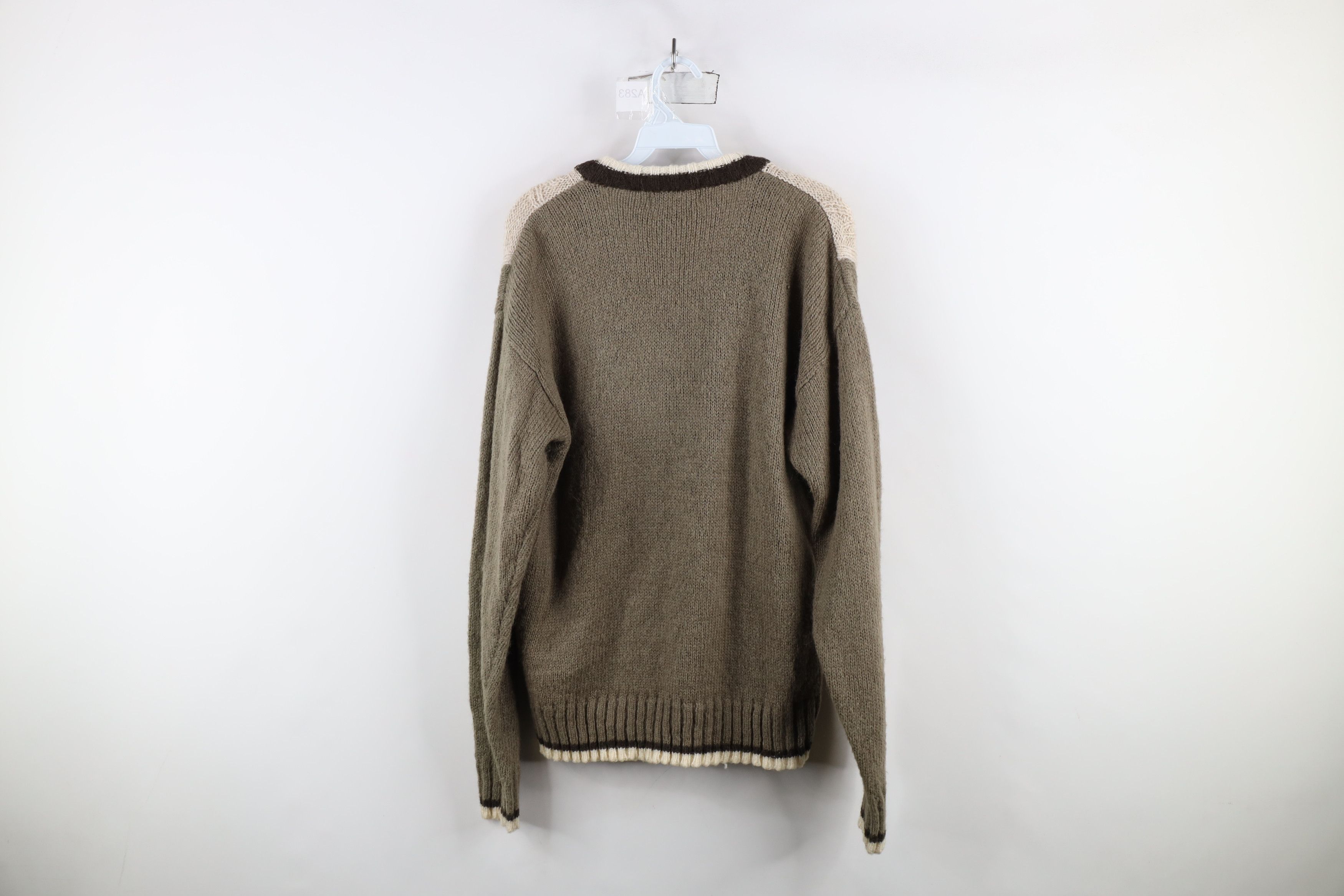 Vintage Vintage 90s Streetwear Wool Blend Knit Snowflake Sweater Size M / US 6-8 / IT 42-44 - 10 Thumbnail