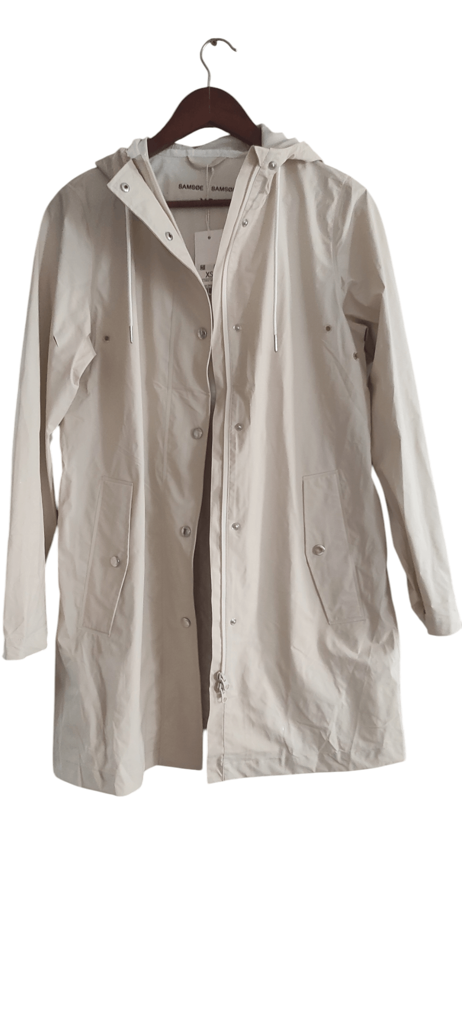 Samsoe Samsoe SAMSOE SAMSOE STALA Windproof Rain Coat Waterproof Jacket Size XS / US 0-2 / IT 36-38 - 4 Thumbnail