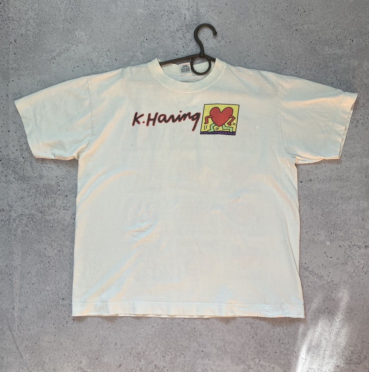 Vintage Keith Haring Vintage Tee THE ESTATE OF KEITH HARING 1991 | Grailed