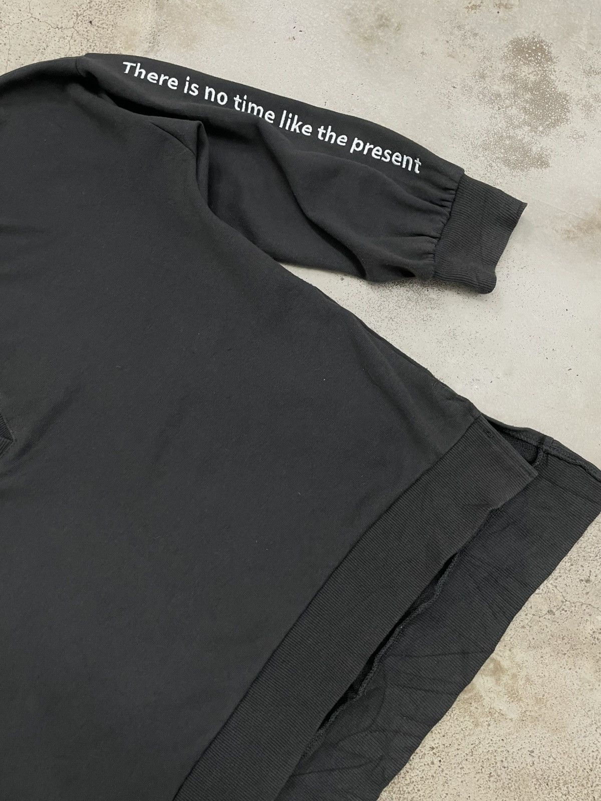 Japanese Brand Pink Latte There is not time like the present Crop Hoodie Size XS / US 0-2 / IT 36-38 - 6 Thumbnail