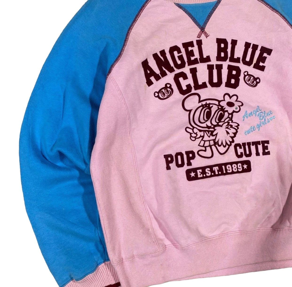 Angel Blue 1990's Angel Blue Club Sweatshirt Size US M / EU 48-50 / 2 - 2 Thumbnail