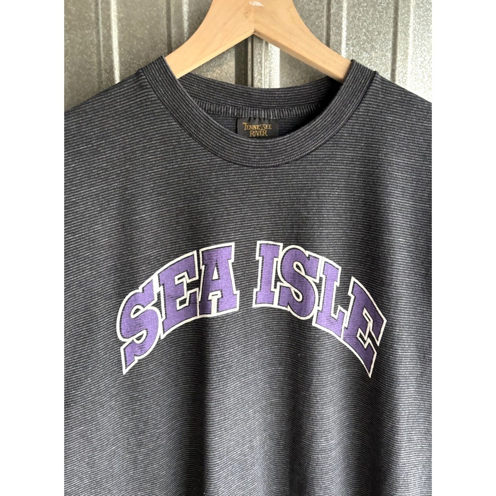 Vintage VINTAGE 90s Tennessee River T Shirt Size XL Black Graphic Print Size US XL / EU 56 / 4 - 3 Thumbnail