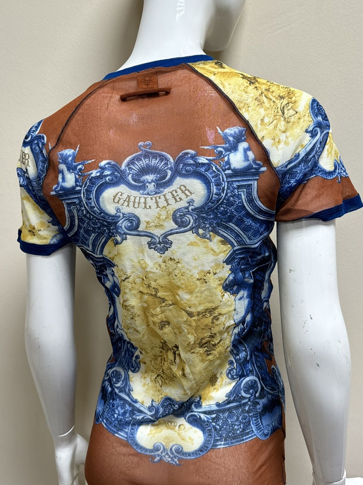 Jean Paul Gaultier Jean Paul Gaultier Soleil ss98 meshtop 90s 00s y2k Size L / US 10 / IT 46 - 10 Thumbnail