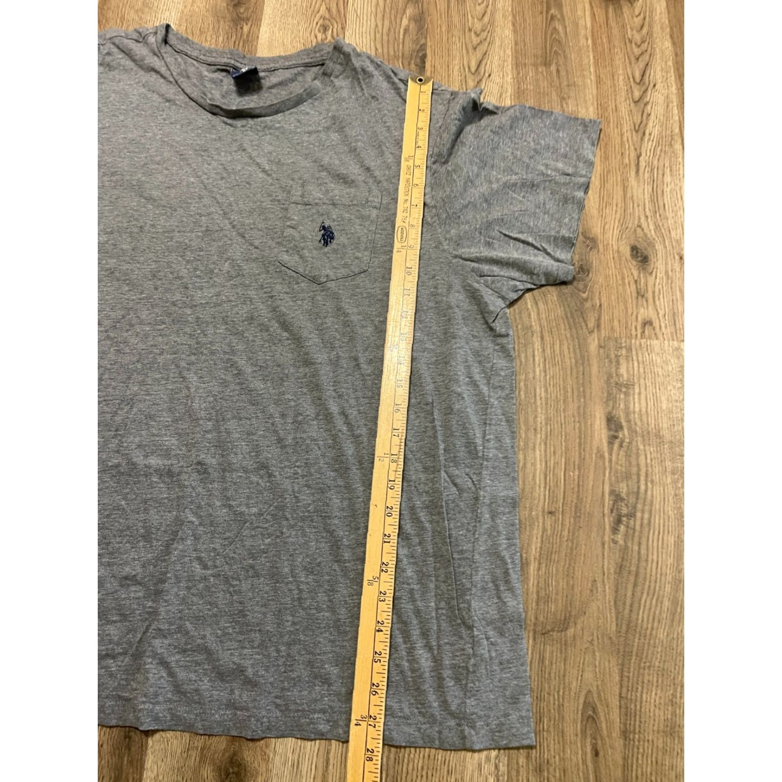 Vintage US Polo Assn. Shirt Mens 3XL Gray Logo Crew Neck Short Sleeve T-Shirt Size US XXL / EU 58 / 5 - 7 Thumbnail