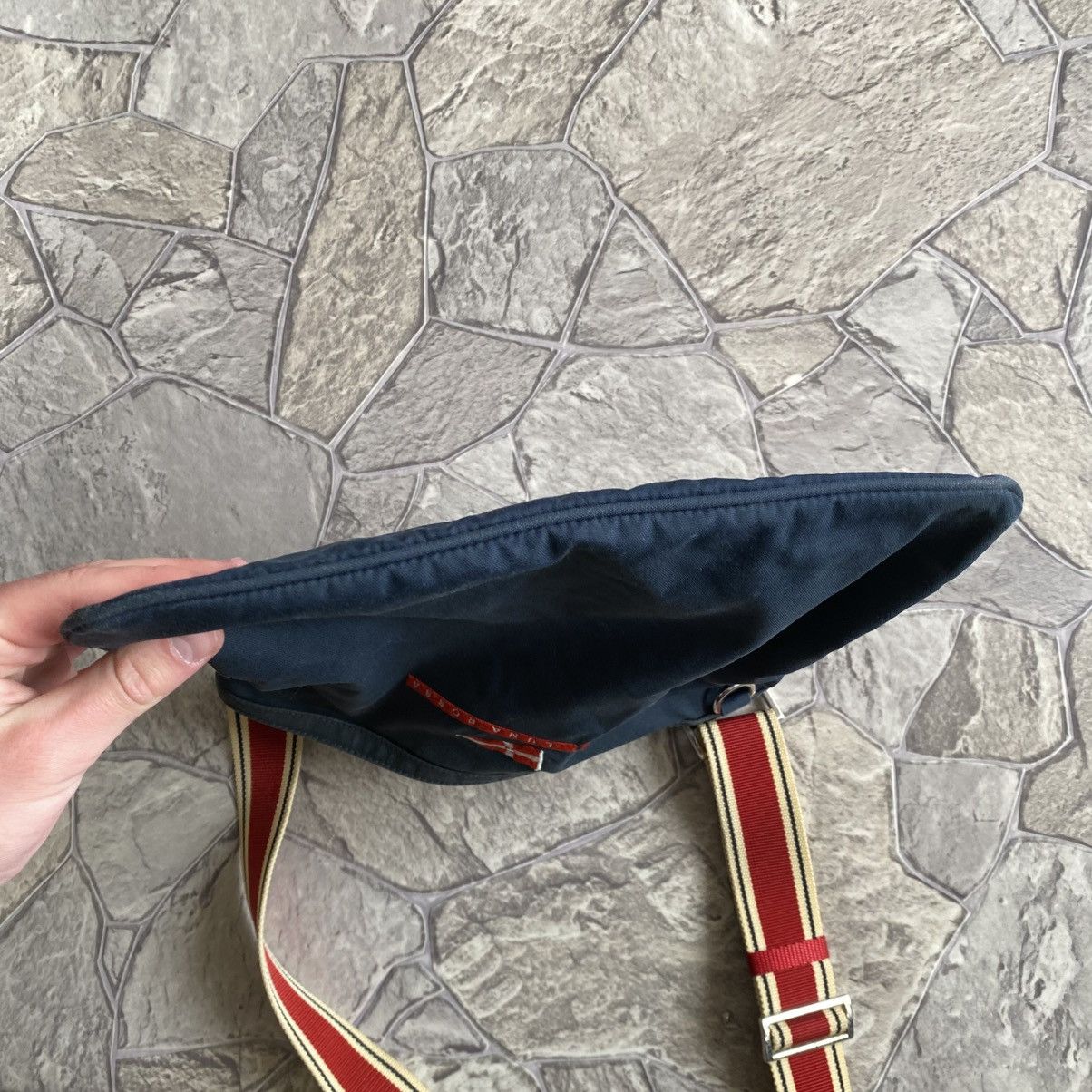 Prada Vintage Prada Luna Rossa Crossbody Messenger Bag Size ONE SIZE - 8 Thumbnail