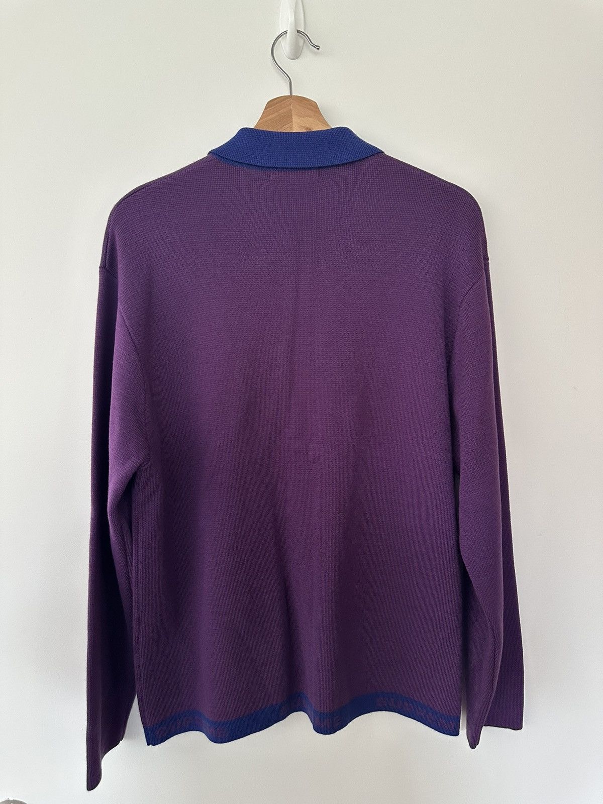 Supreme Supreme Logo Trim Zip Up Cardigan (SS21) Size US M / EU 48-50 / 2 - 3 Thumbnail