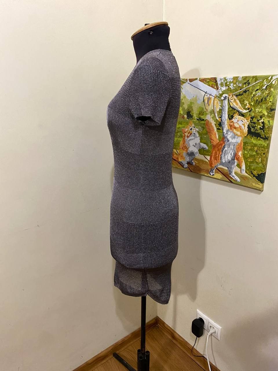 Dolce & Gabbana DOLCE & GABBANA Alpaca Wool Knit Bodycon Sleeveless Dress Size S / US 4 / IT 40 - 4 Thumbnail