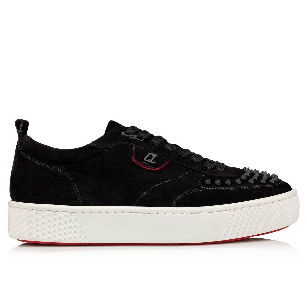 Christian Louboutin o1s1wg110125 Happyrui Spikes Sneakers in Black Size US 9 / EU 42 - 2 Thumbnail