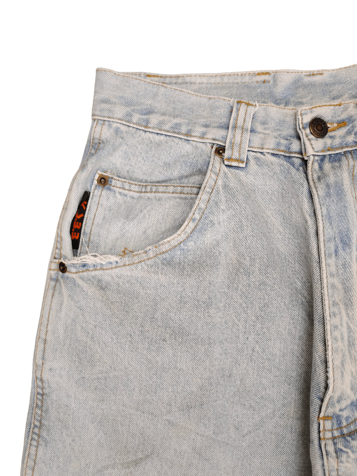 Japanese Brand Vintage Y2k Ksbb Big Pocket Baggy Denim Jnco Ecko Style Size US 29 - 12 Thumbnail