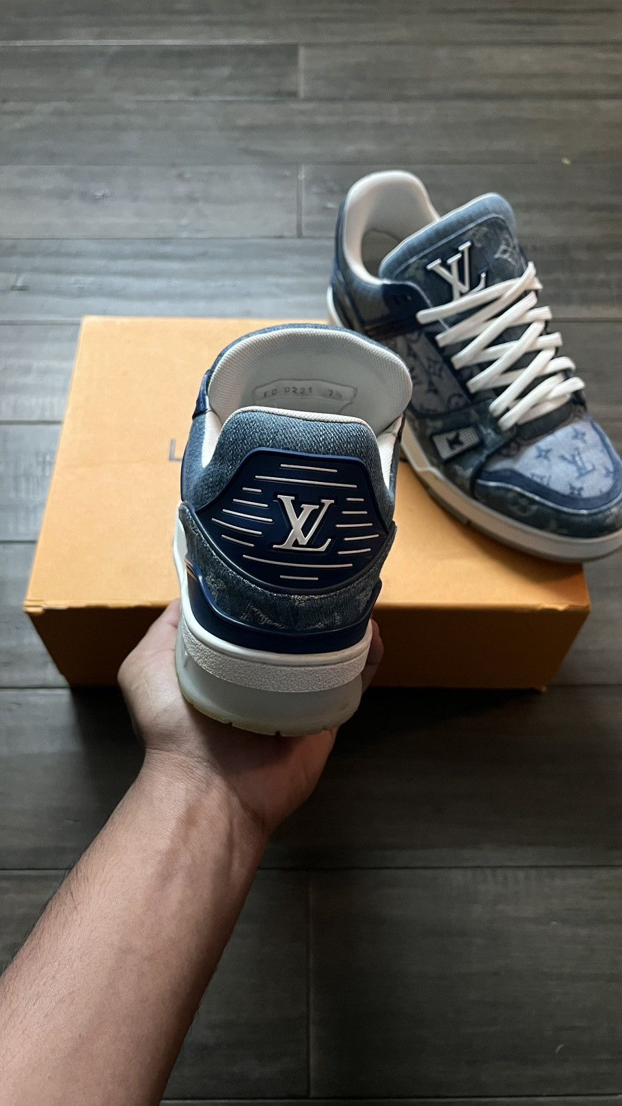 Louis Vuitton Louis Vuitton Blue “Monogram” Trainers Size US 8.5 / EU 41-42 - 8 Thumbnail