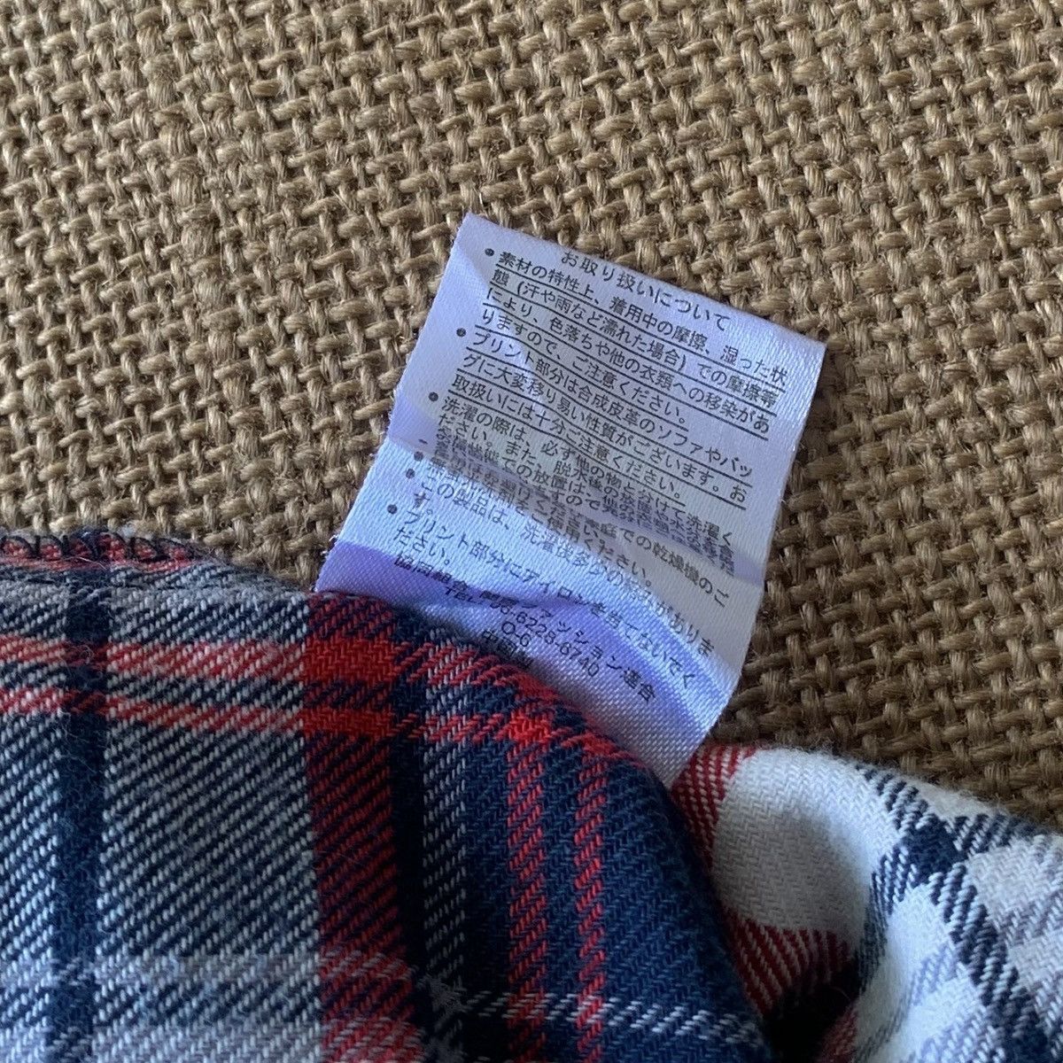 Japanese Brand Up!Smile Flannel Shirt Size US XL / EU 56 / 4 - 8 Thumbnail