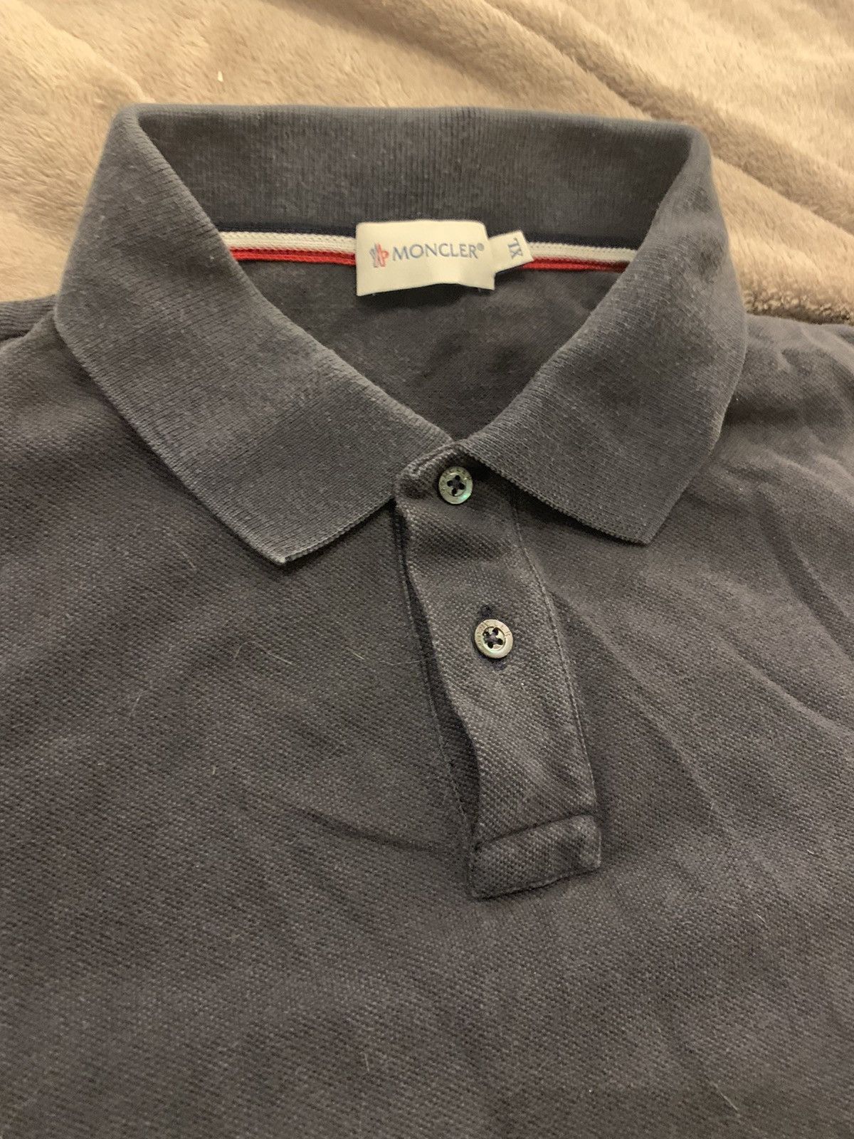Moncler × Vintage Vintage moncler polo Size US XL / EU 56 / 4 - 3 Thumbnail