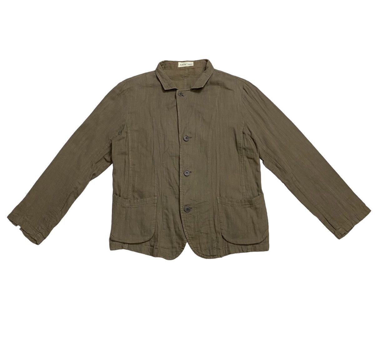 Issey Miyake 1 mile Plantation By Issey Miyake Olive Green Shirt Button Size US M / EU 48-50 / 2 - 5 Thumbnail