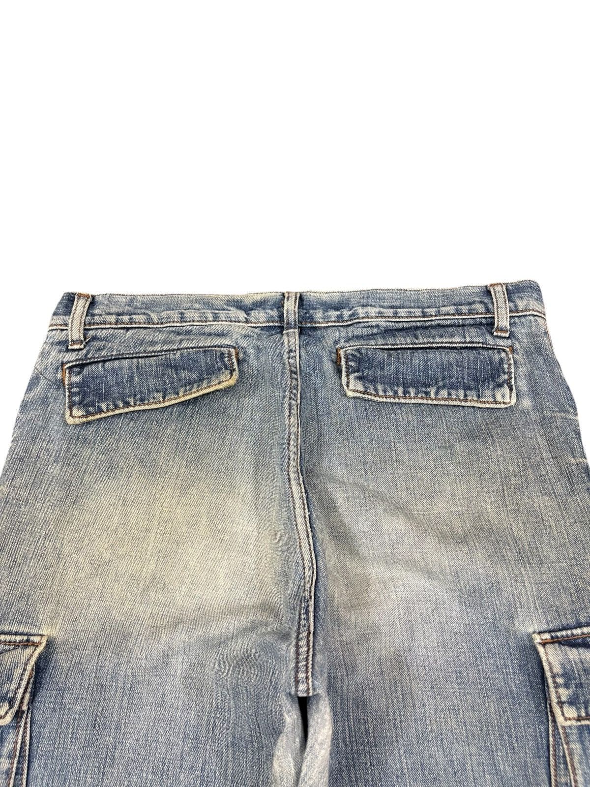 Japanese Brand Vintage Japanese Brand Cargo Distressed Baggy Jeans Size US 34 / EU 50 - 8 Thumbnail