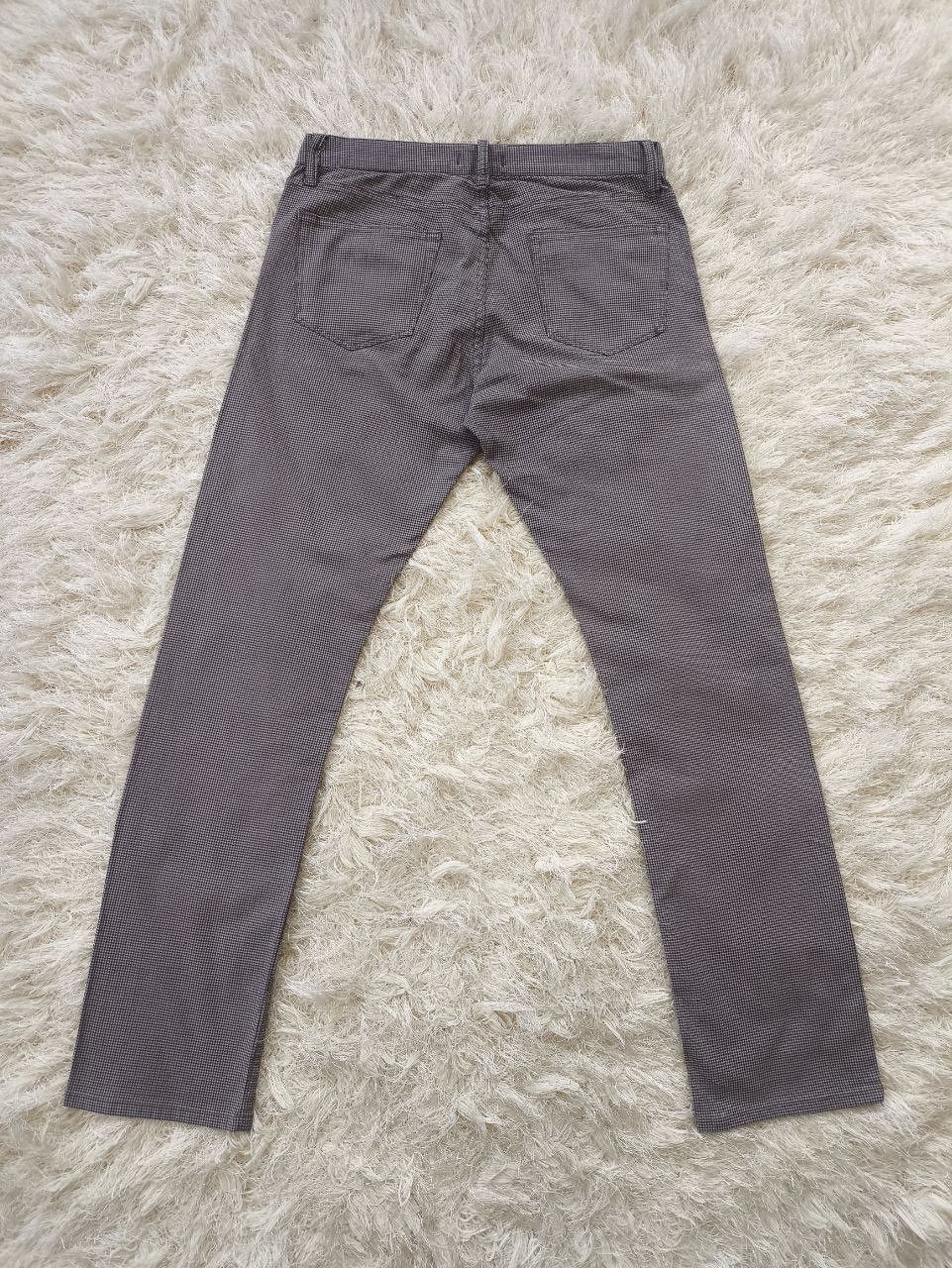 If Six Was Nine UNIQLO JEANS UJ Houndstooth Slim Straight Pants Size US 34 / EU 50 - 2 Thumbnail