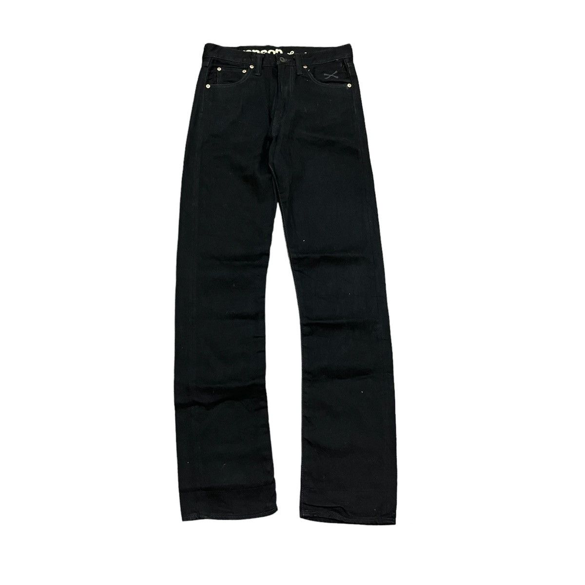 image of Vanson Leathers Super Black Raw Denim Size 30, Men's