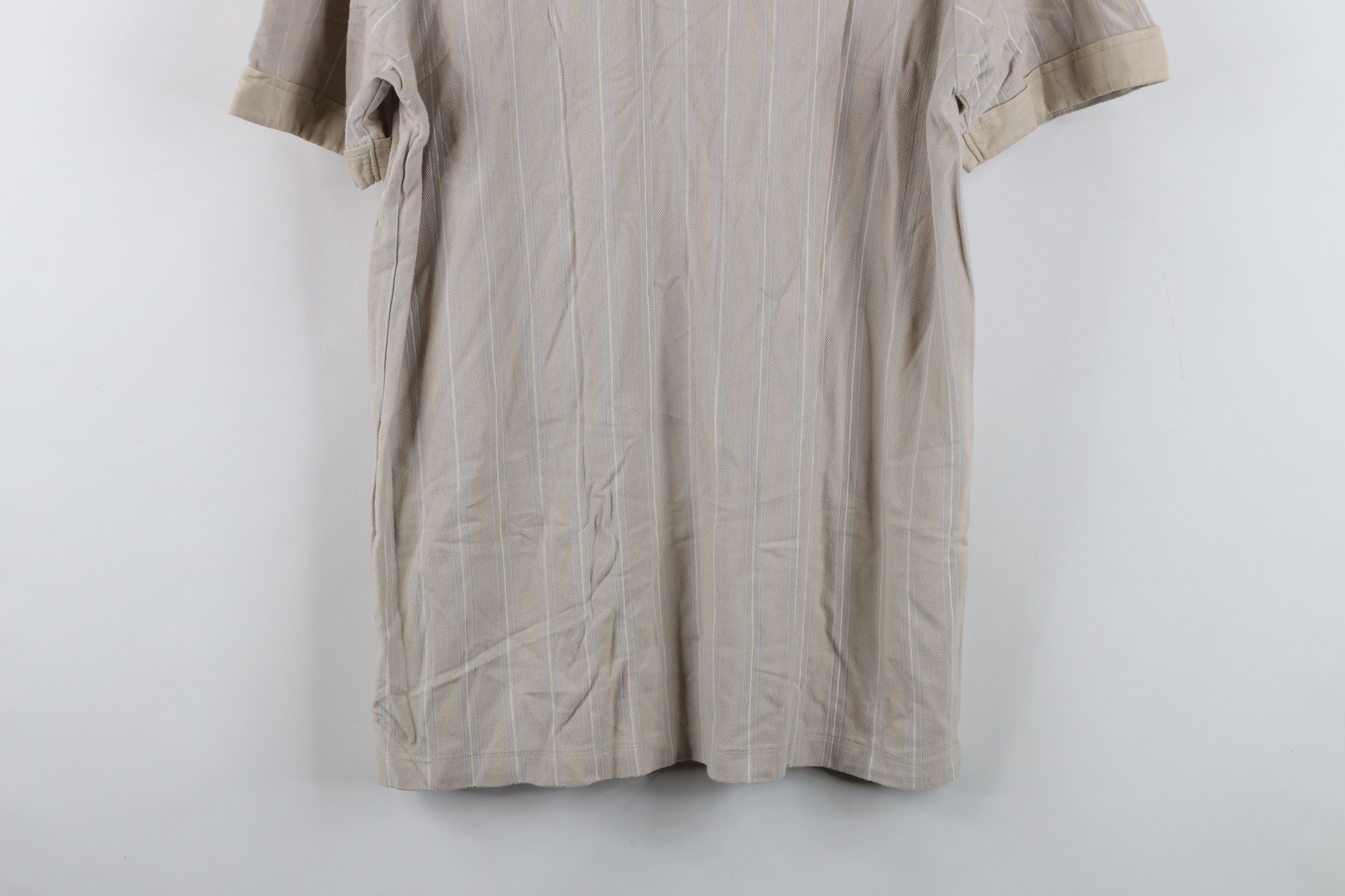 Vintage Vintage Streetwear Cotton Striped Button Down Polo Shirt Size US L / EU 52-54 / 3 - 12 Thumbnail