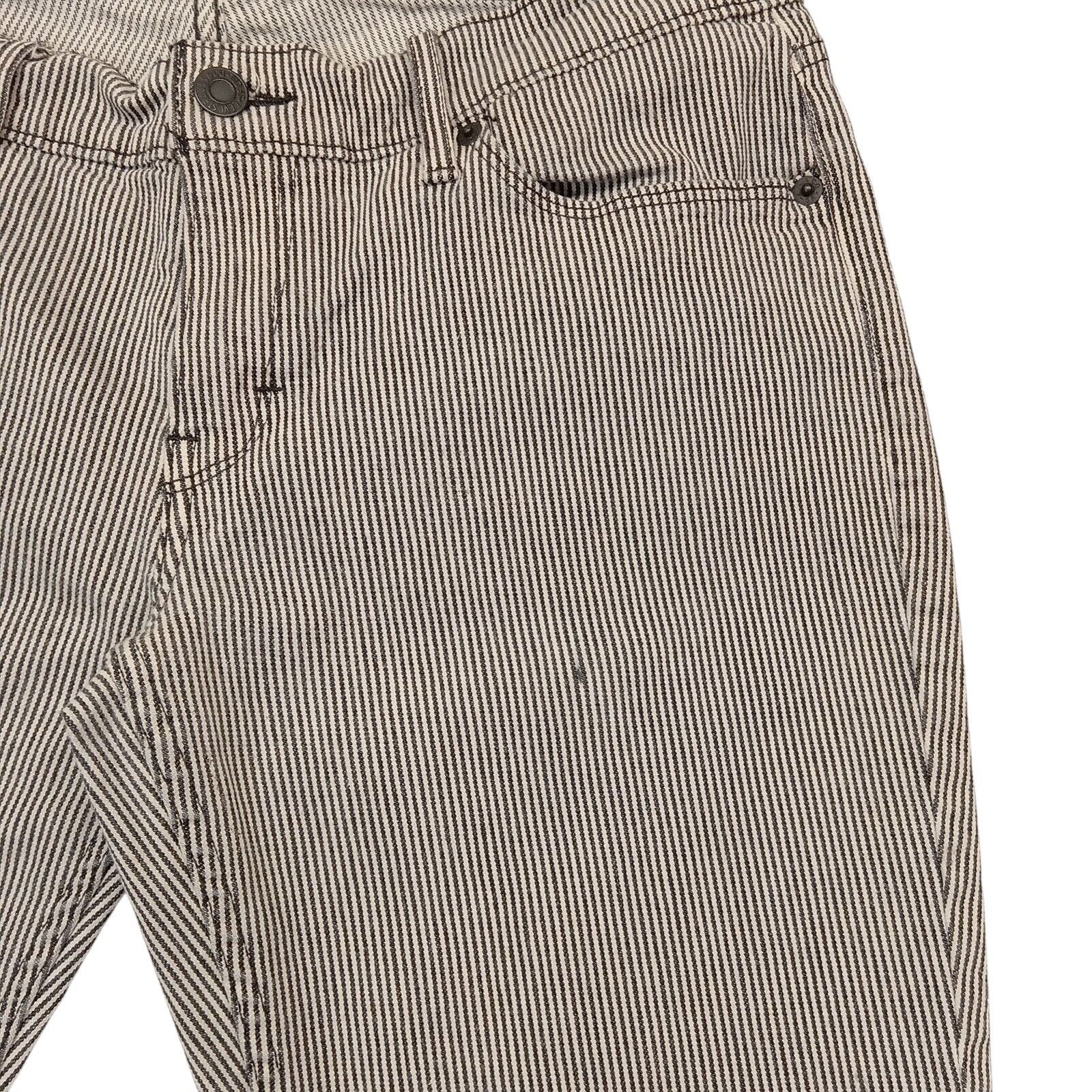 Levi's Levi's 524 Jeans 32 X 32 Women's Skinny Pinstripe Denim Size 32" / US 10 / IT 46 - 2 Thumbnail