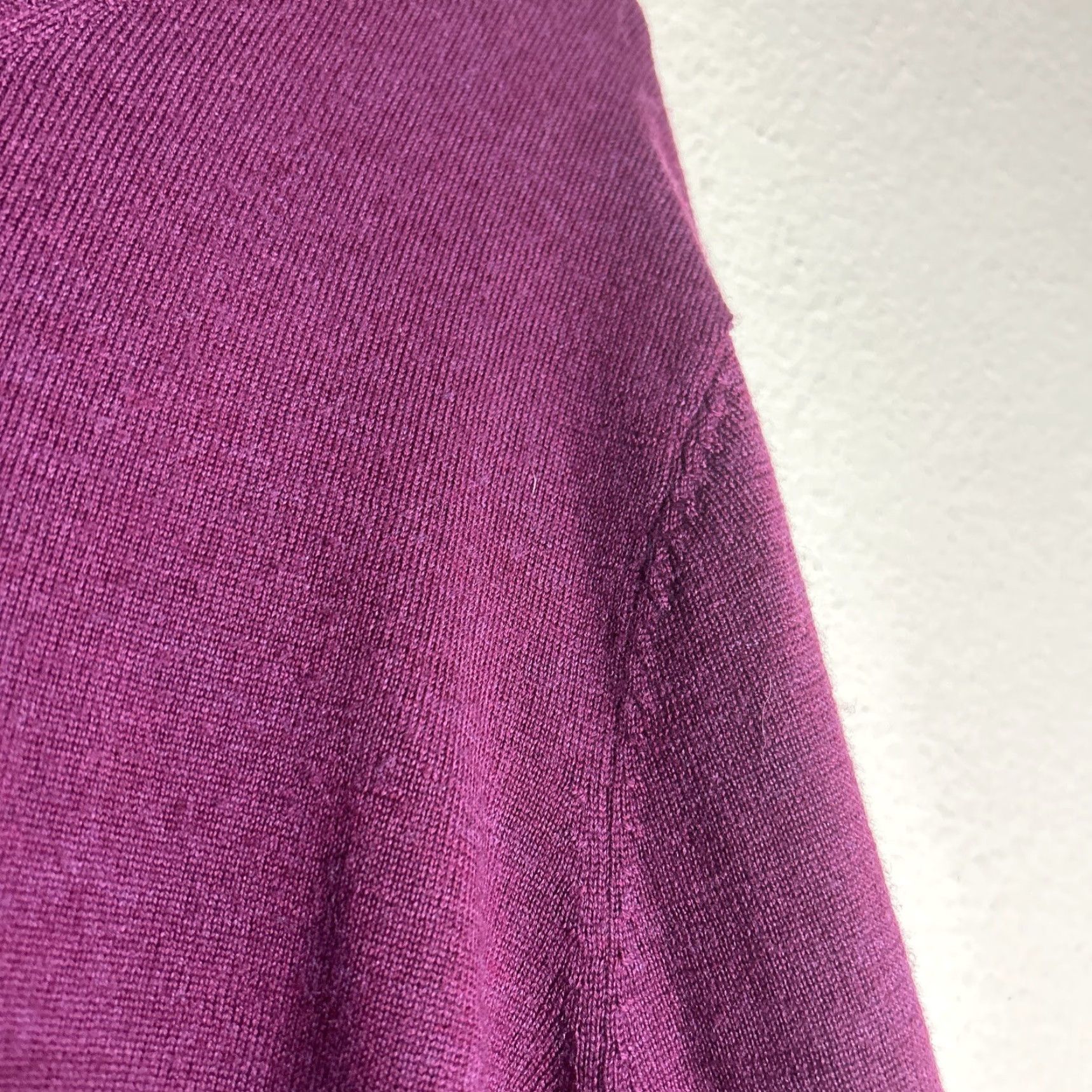 Bonobos Bonobos Sweater Mens Large Maroon Merino Wool V Neck Pullover Slim Knit Long Sleeve Casual Size US L / EU 52-54 / 3 - 7 Thumbnail