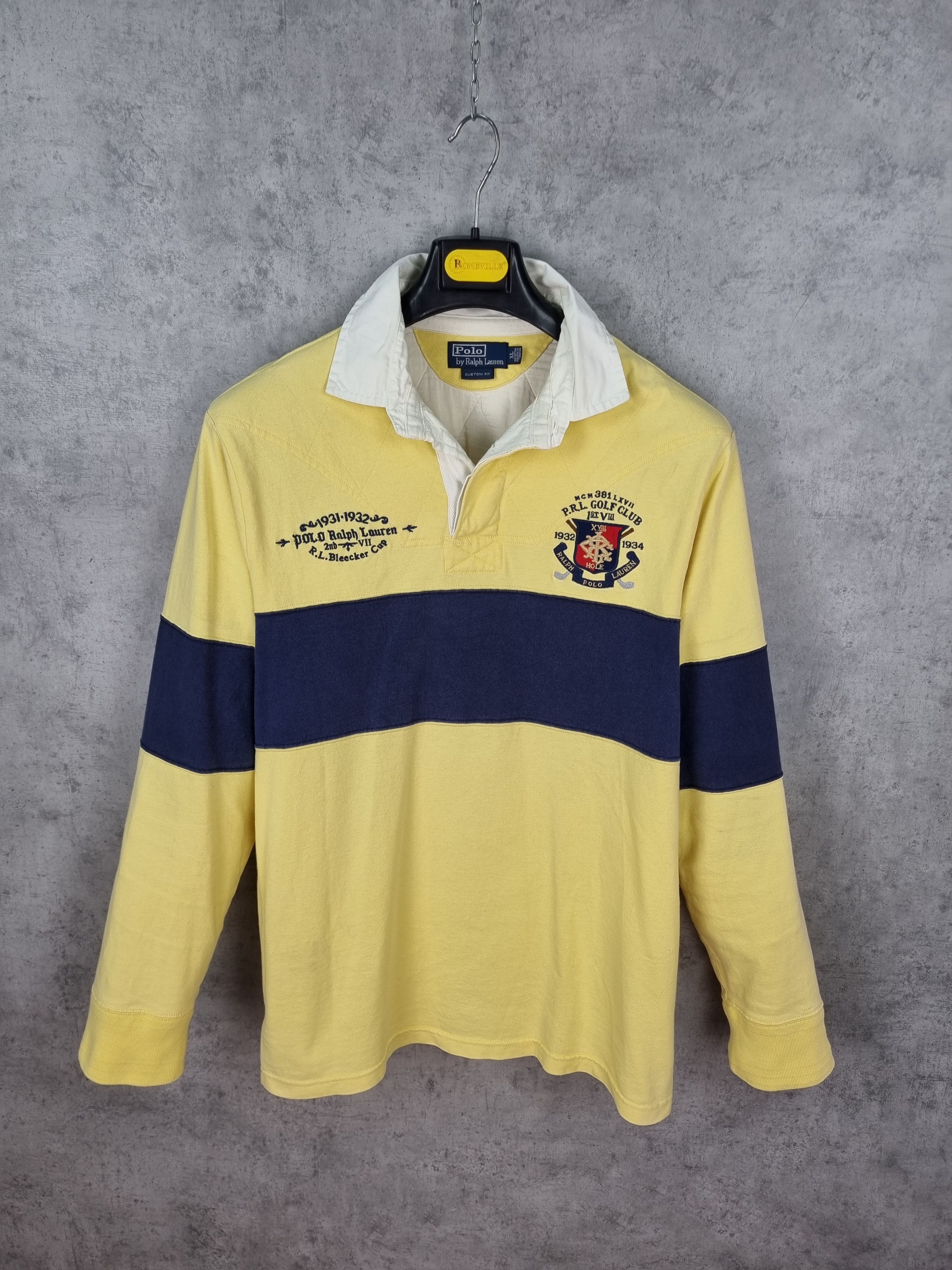 Golf Wang × Polo Ralph Lauren × Ralph Lauren P.R.L.Golf Club Vintage Faded Longsleeve Polo Size US L / EU 52-54 / 3 - 1 Thumbnail