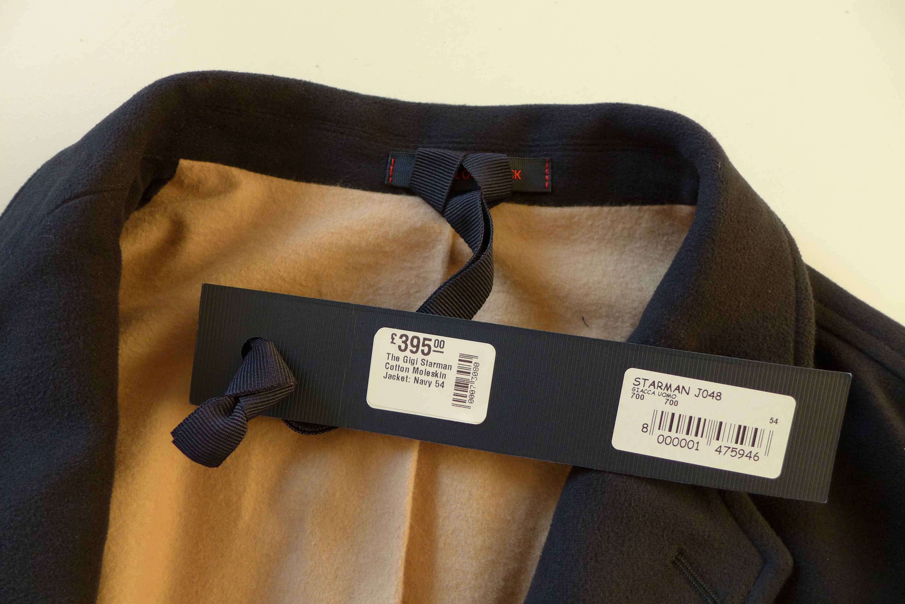 THE GIGI The Gigi Starman Jacket - Navy Cotton Moleskin Size US L / EU 52-54 / 3 - 12 Thumbnail
