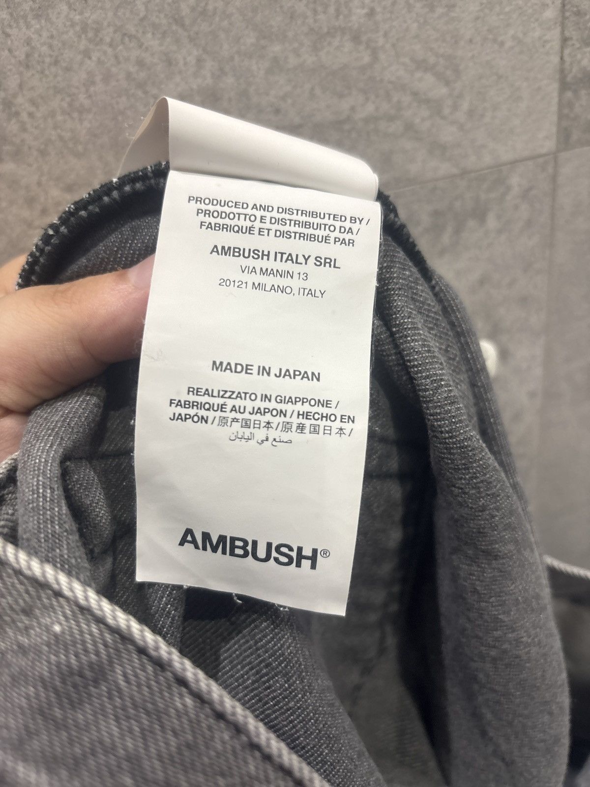 Ambush Design Ambush denim jeans dark grey size 1 (71 cm) Size US 28 / EU 44 - 3 Thumbnail