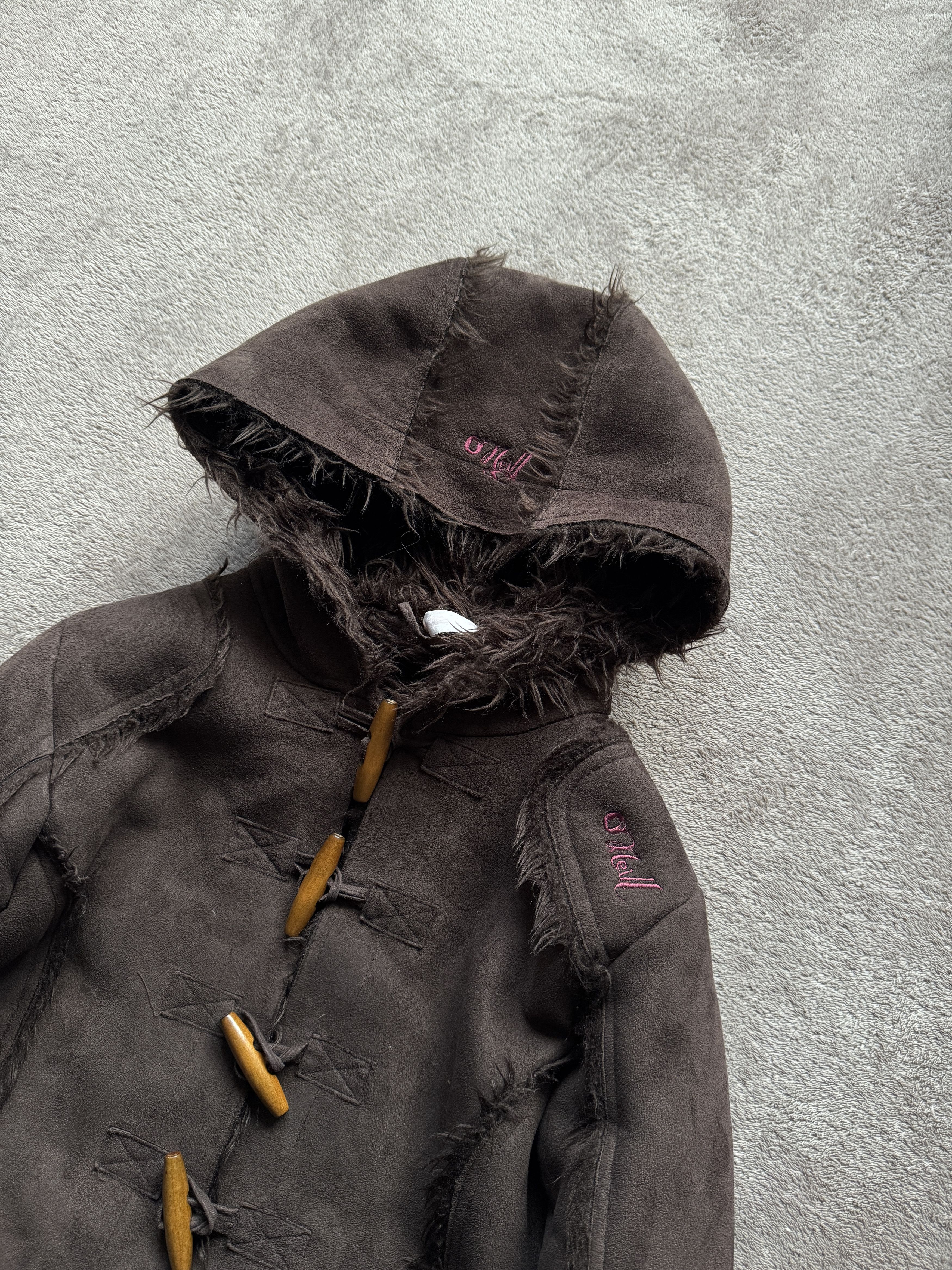 Japanese Brand O’Neill Y2K faux fur jacket Ifsixwasnine LGB Goa style Size US S / EU 44-46 / 1 - 3 Thumbnail