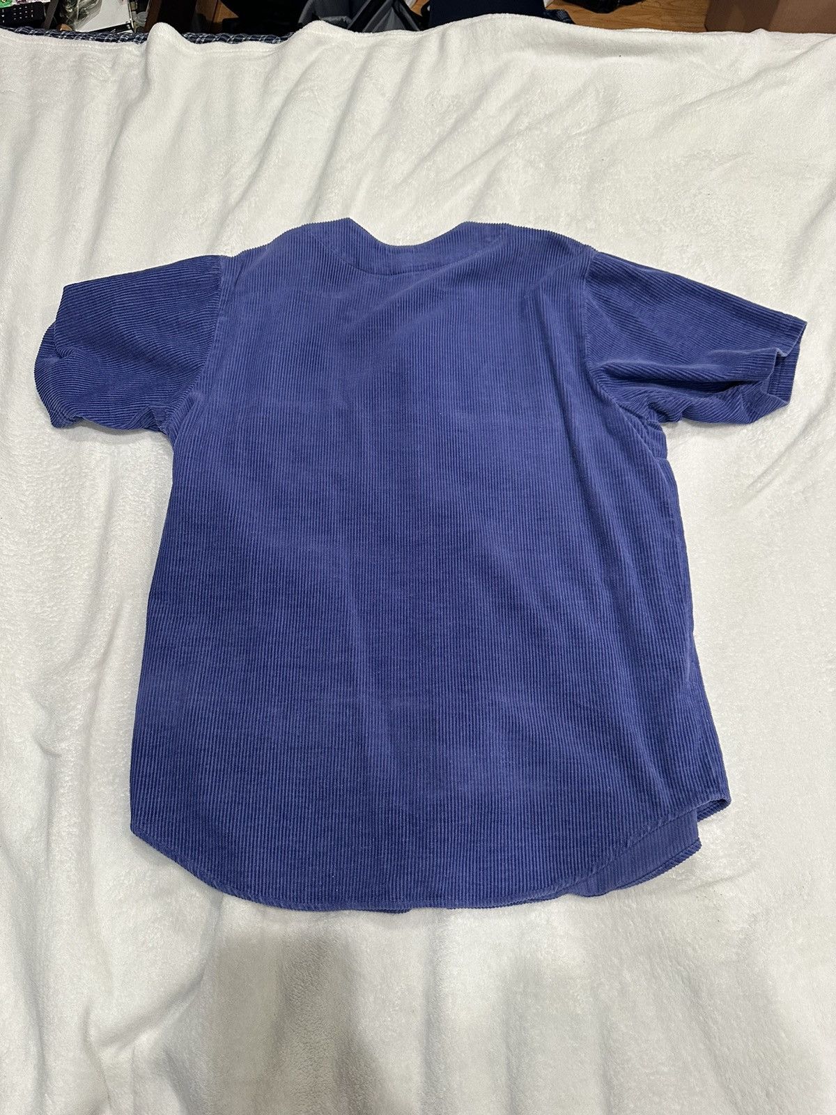Supreme Supreme Dusty Purple Corduroy Baseball Jersey Size US M / EU 48-50 / 2 - 2 Thumbnail