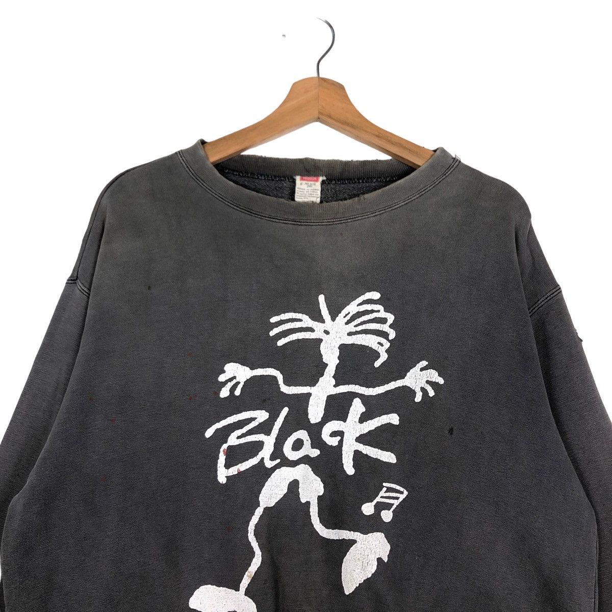 Band Tees 🔥Vintage Rusty Distressed Sweatshirt Black Band Big Logo Size US M / EU 48-50 / 2 - 3 Thumbnail