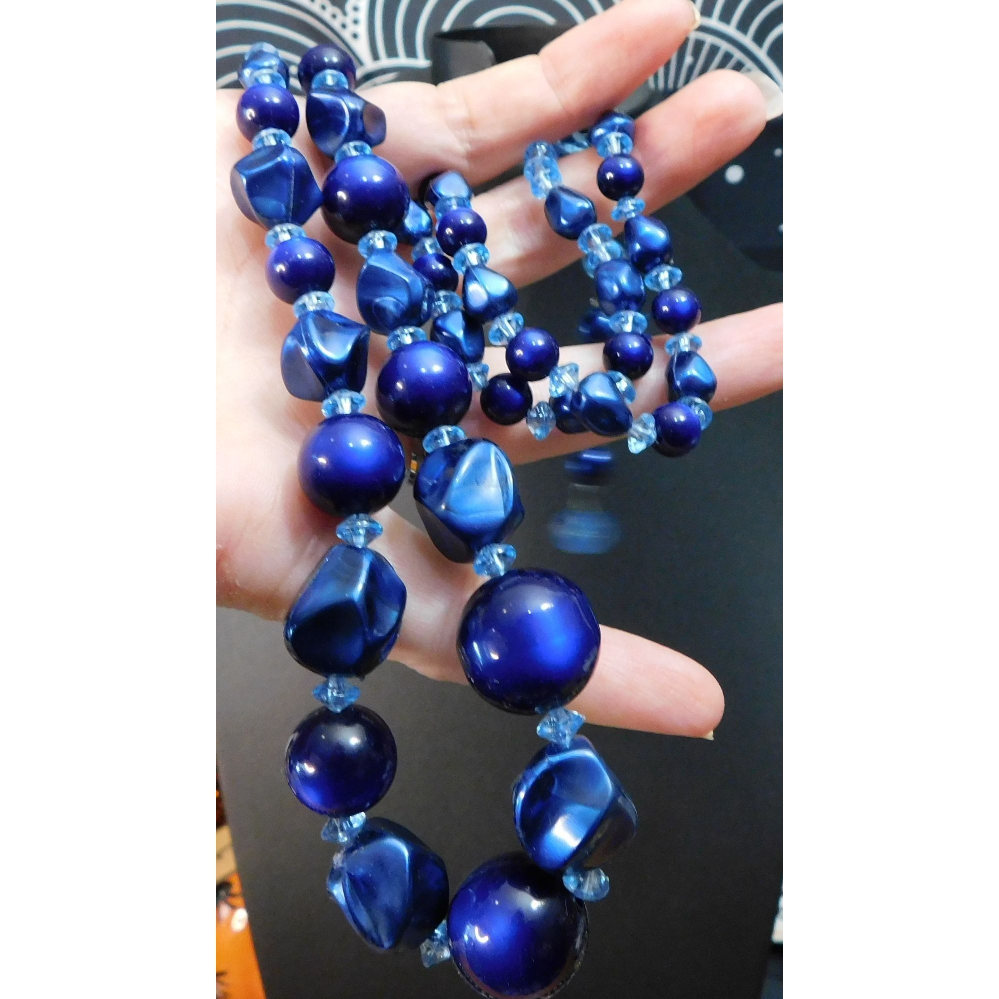 Other Mystical Mermaidcore Blue Beaded Necklace Size ONE SIZE - 2 Thumbnail