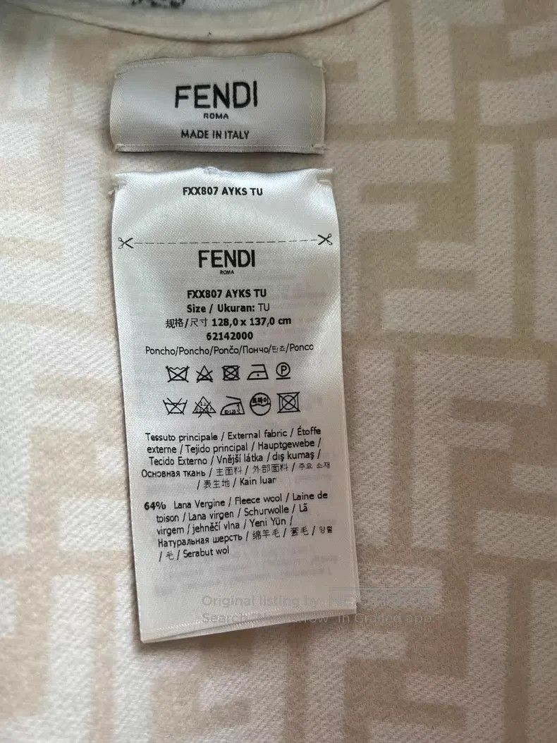 Fendi Fendi Fully Printed Shawl Cape Size M / US 6-8 / IT 42-44 - 5 Thumbnail