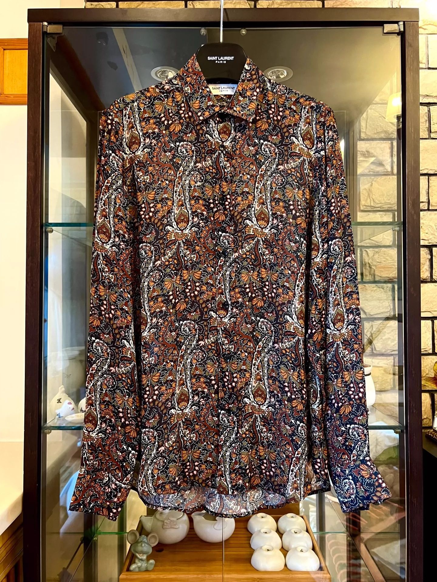 Saint Laurent Paris Saint Laurent Paris Silk shirt Size US M / EU 48-50 / 2 - 1 Thumbnail
